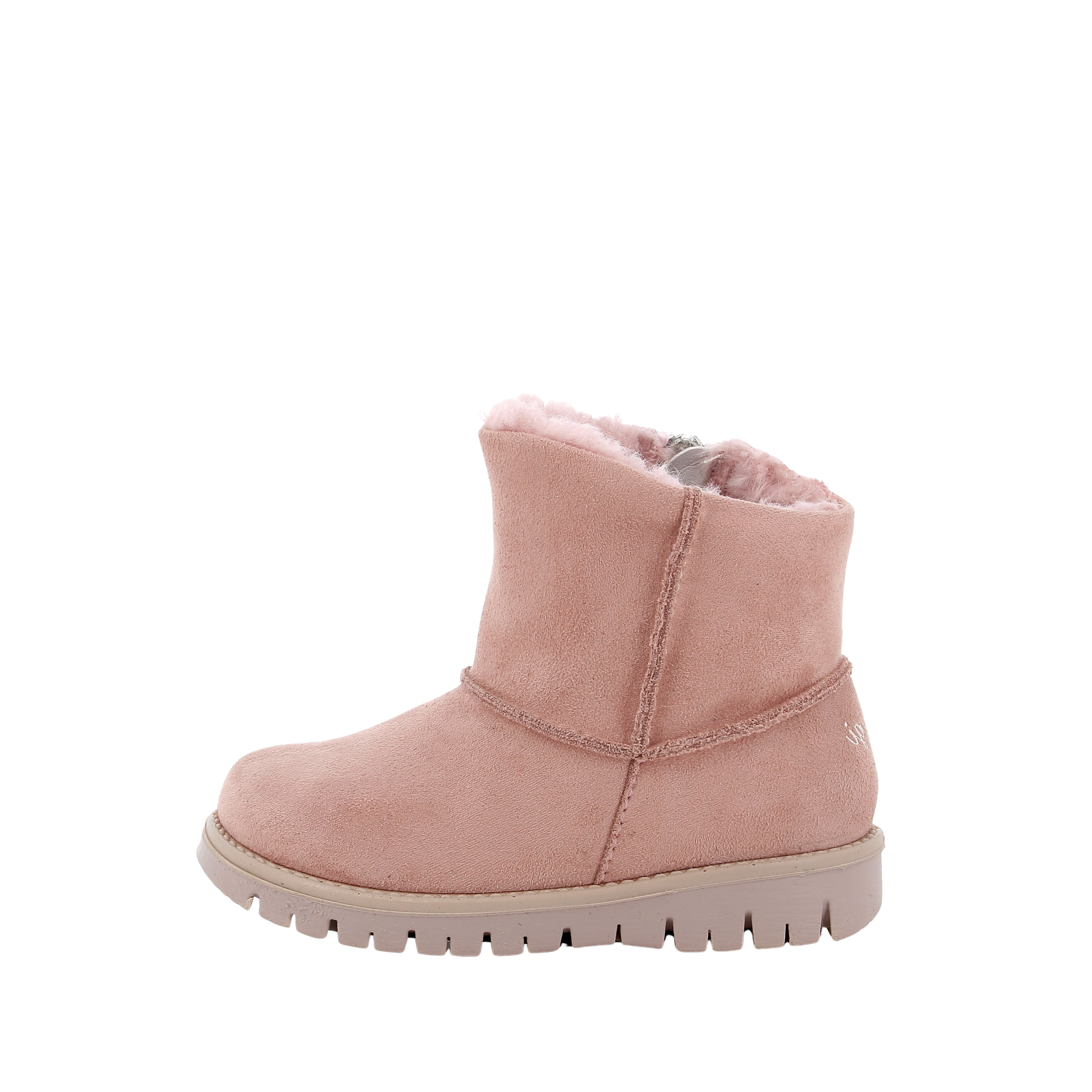 STIVALETTI IN MONTONE CON INTERNO IN LANA BAMBINA ROSA