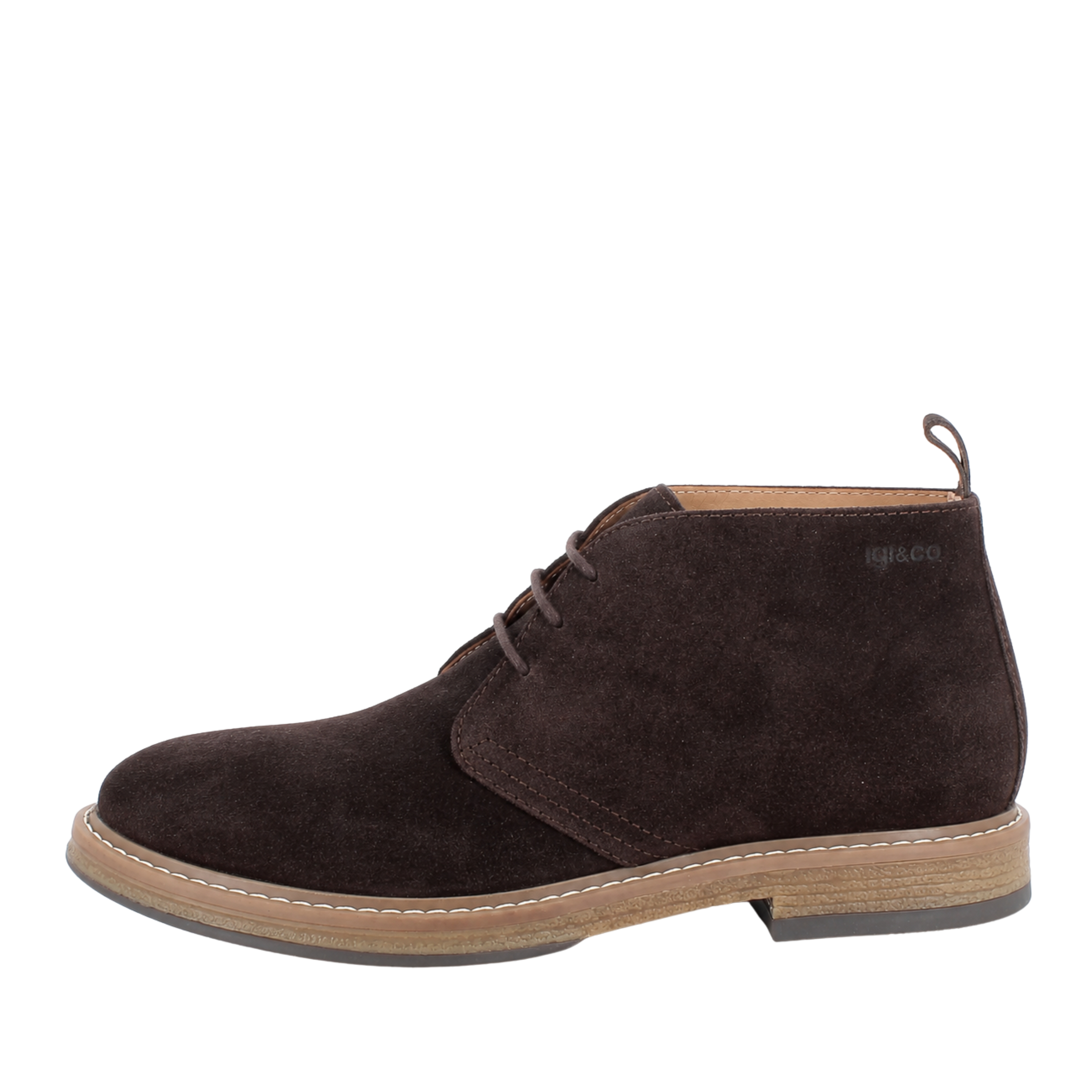 STRINGATE POLACCHINE CAMOSCIO UOMO MARRONE