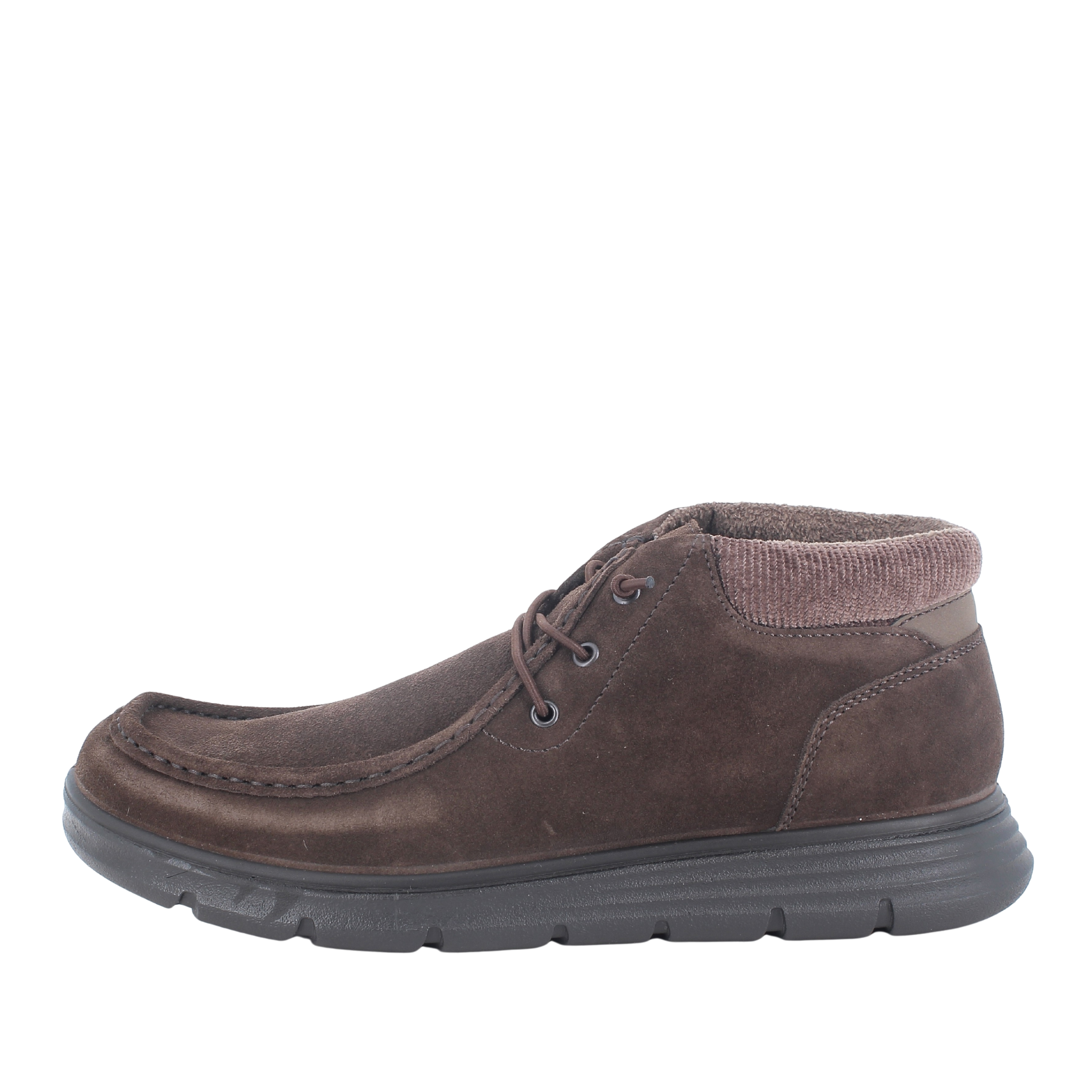 STRINGATE POLACCHINE IN PELLE SCAMOSCIATA UOMO MARRONE