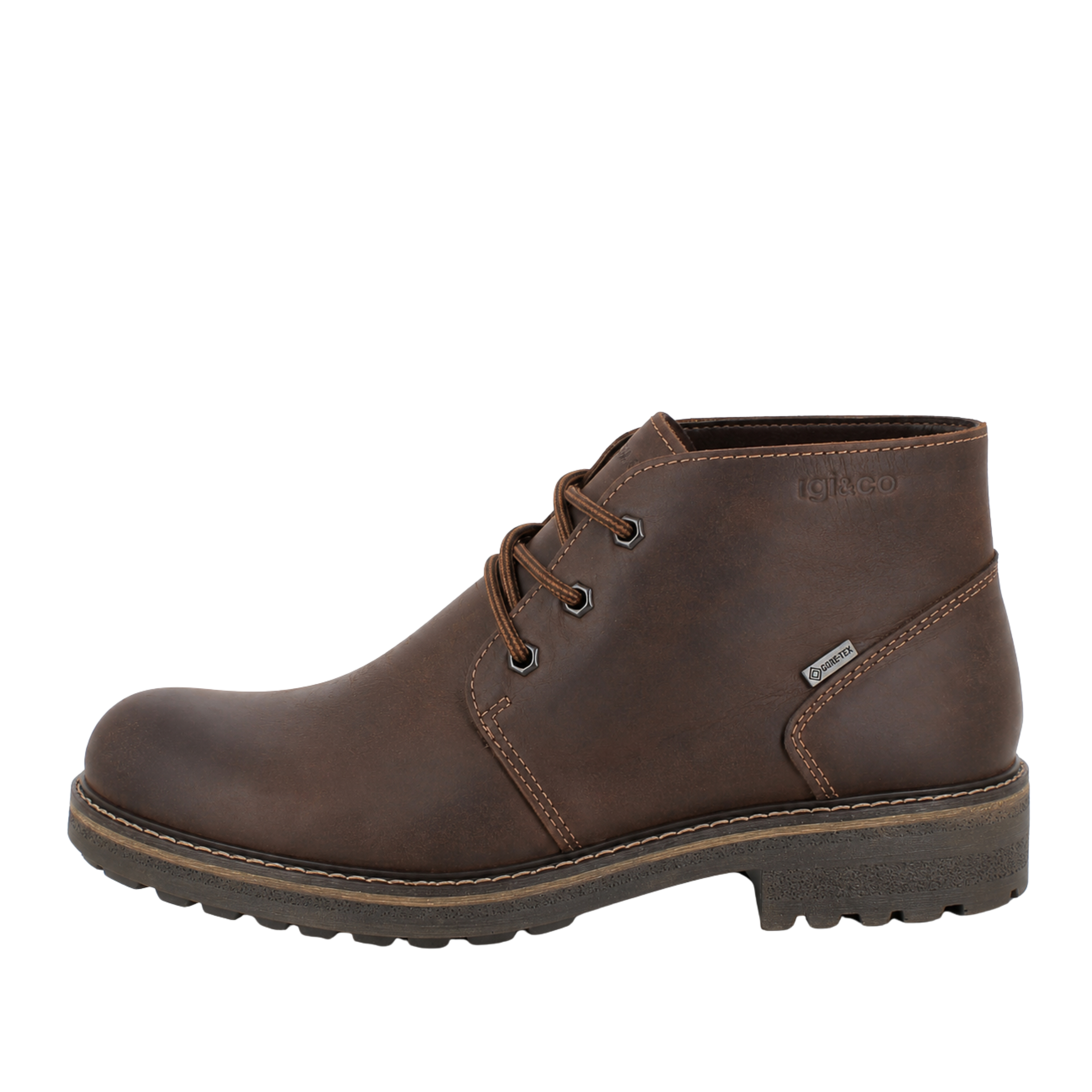 STRINGATE POLACCHINE IN NABUK GORETEX UOMO MARRONE