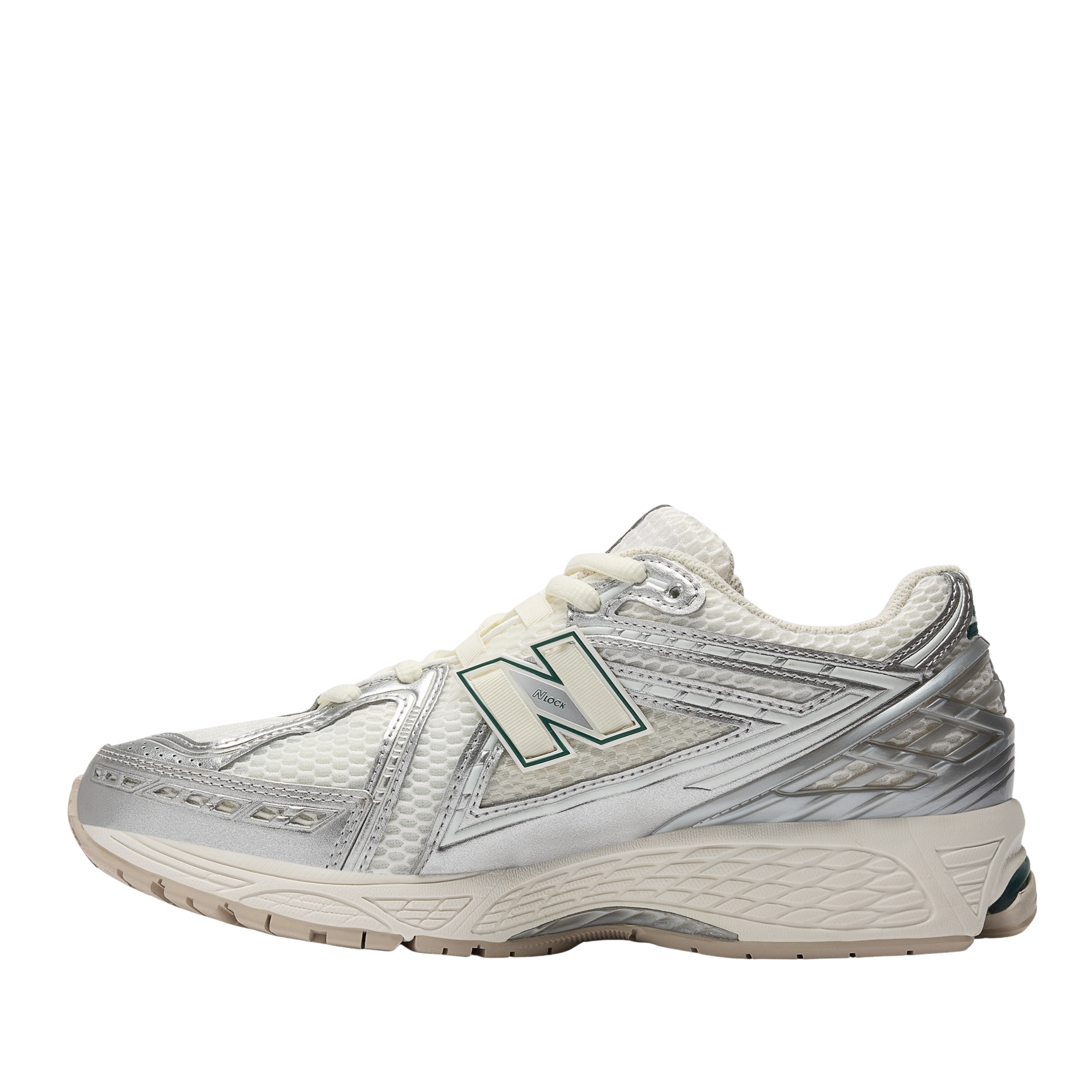 SNEAKERS BASSE CON INSERTI METALLIZZATI DONNA ARGENTO