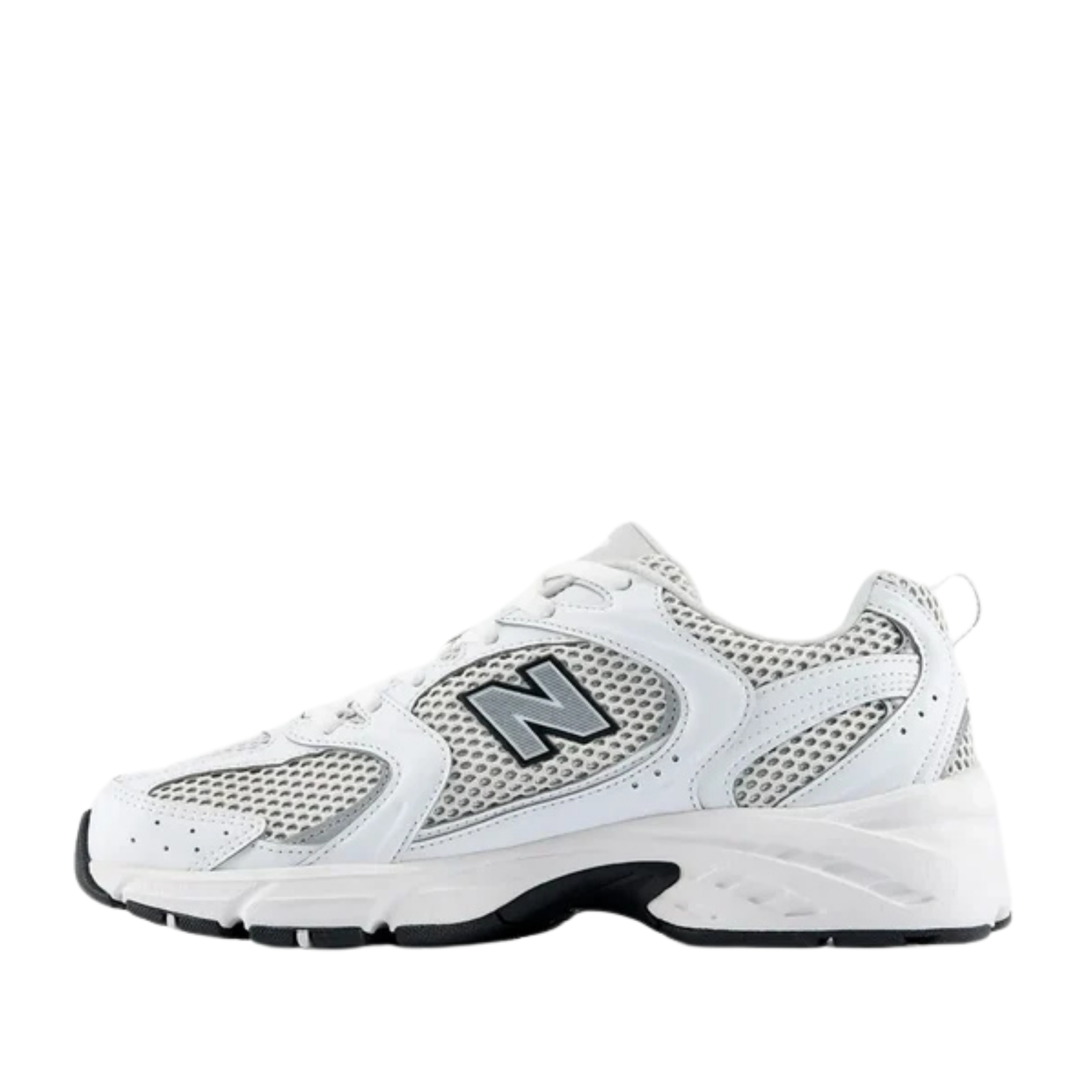 SNEAKERS BASSE CON INSERTI METALLIZZATI DONNA BIANCO