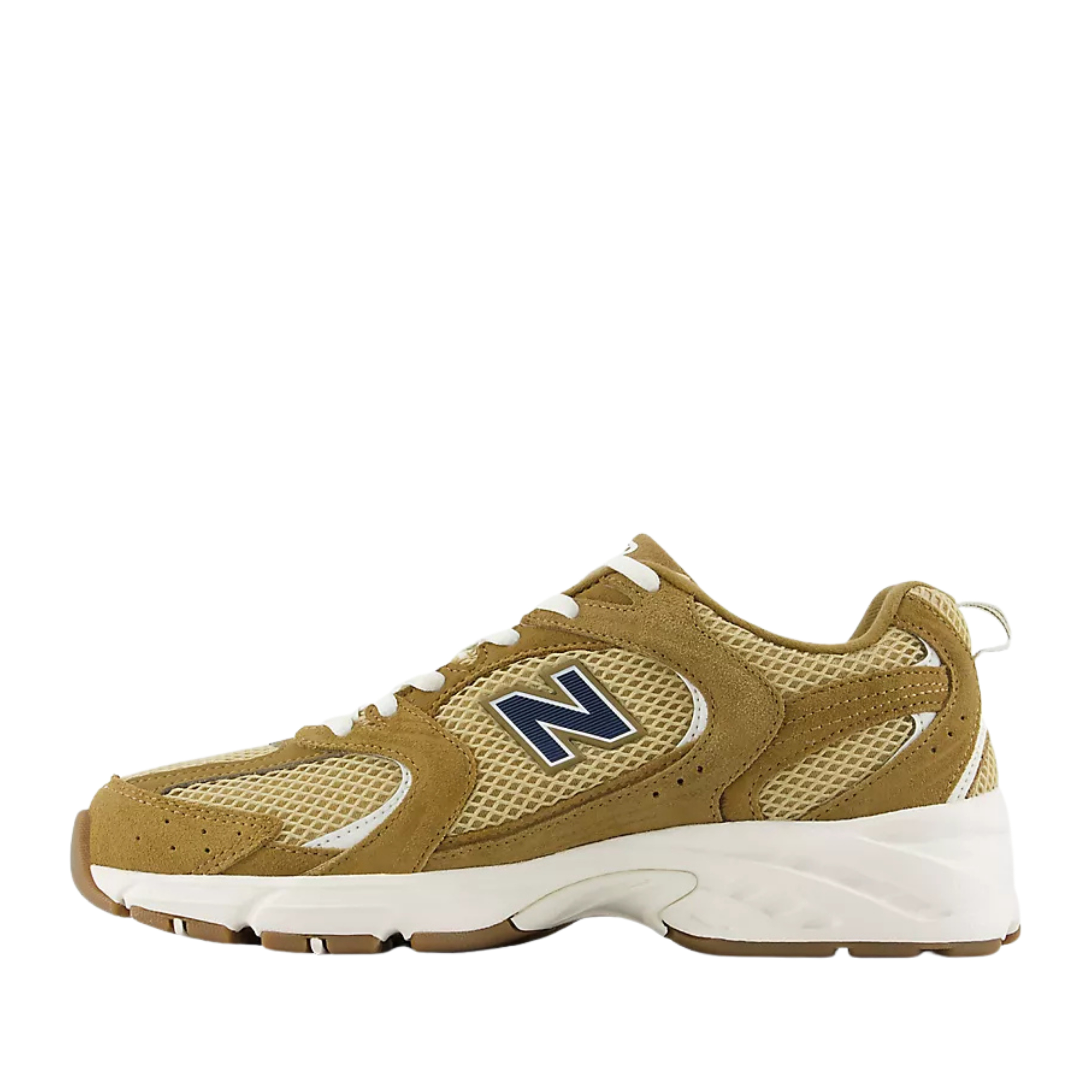 SNEAKERS BASSE IN CAMOSCIO E MESH DONNA MARRONE