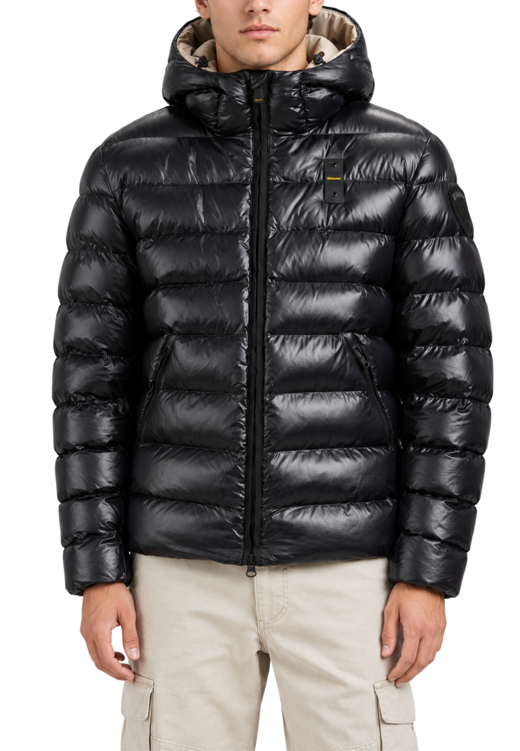 GIACCA IMPERMEABILE CON OVATTA TERMICA UOMO NERO