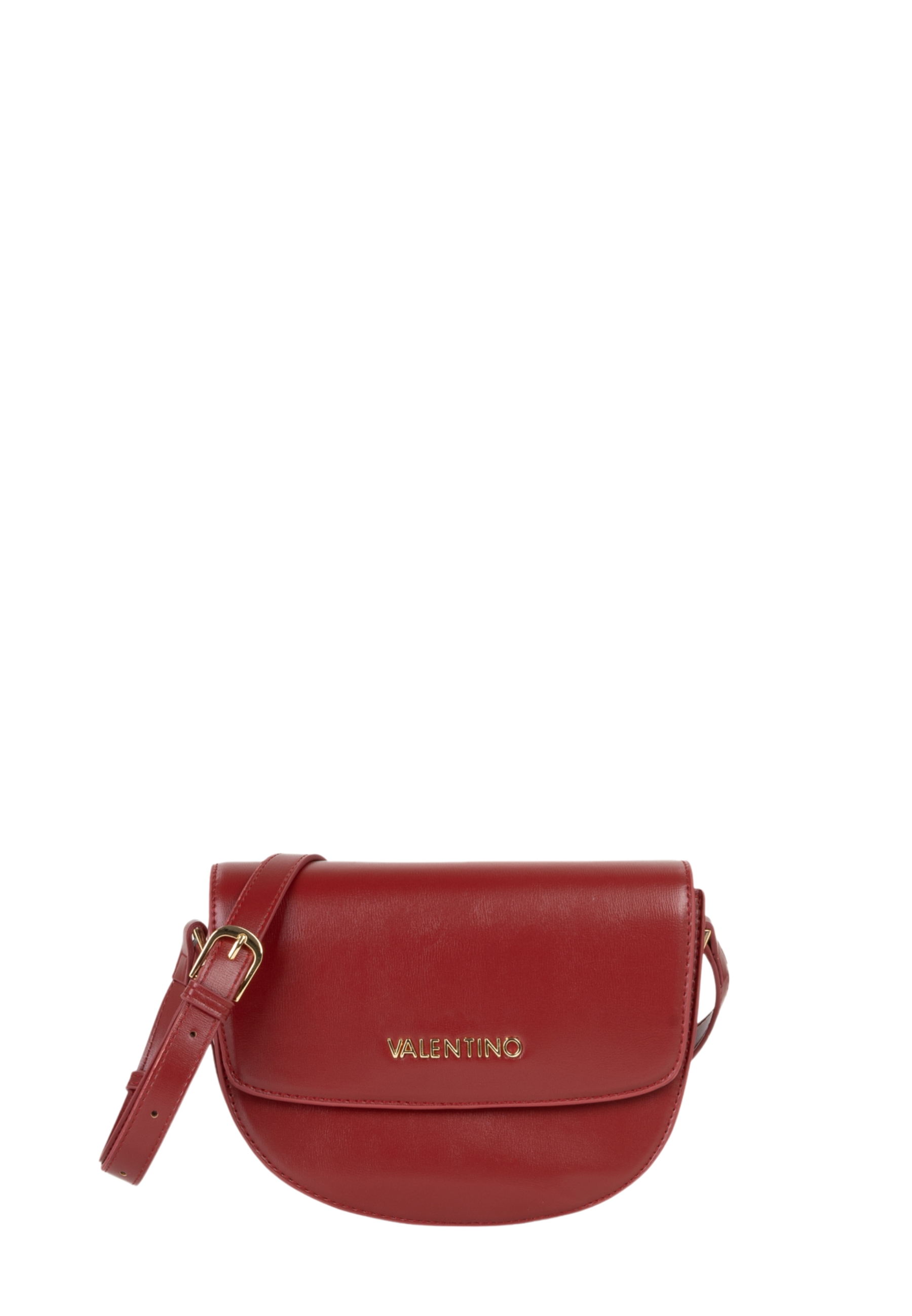 BORSA A TRACOLLA CON PATTINA FRONTALE DONNA ROSSO