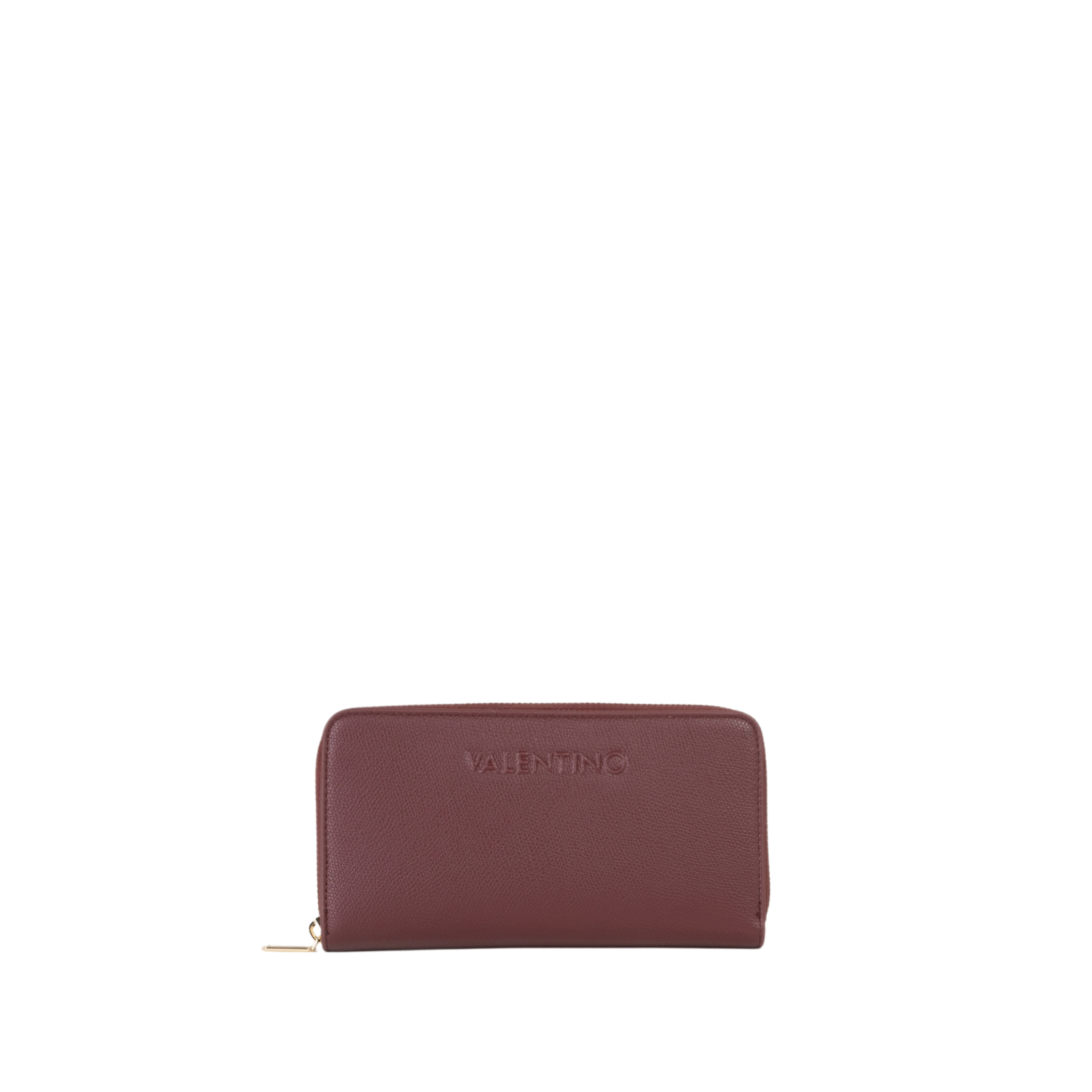 PORTAFOGLIO CON CHIUSURA A ZIP DONNA BORDEAUX
