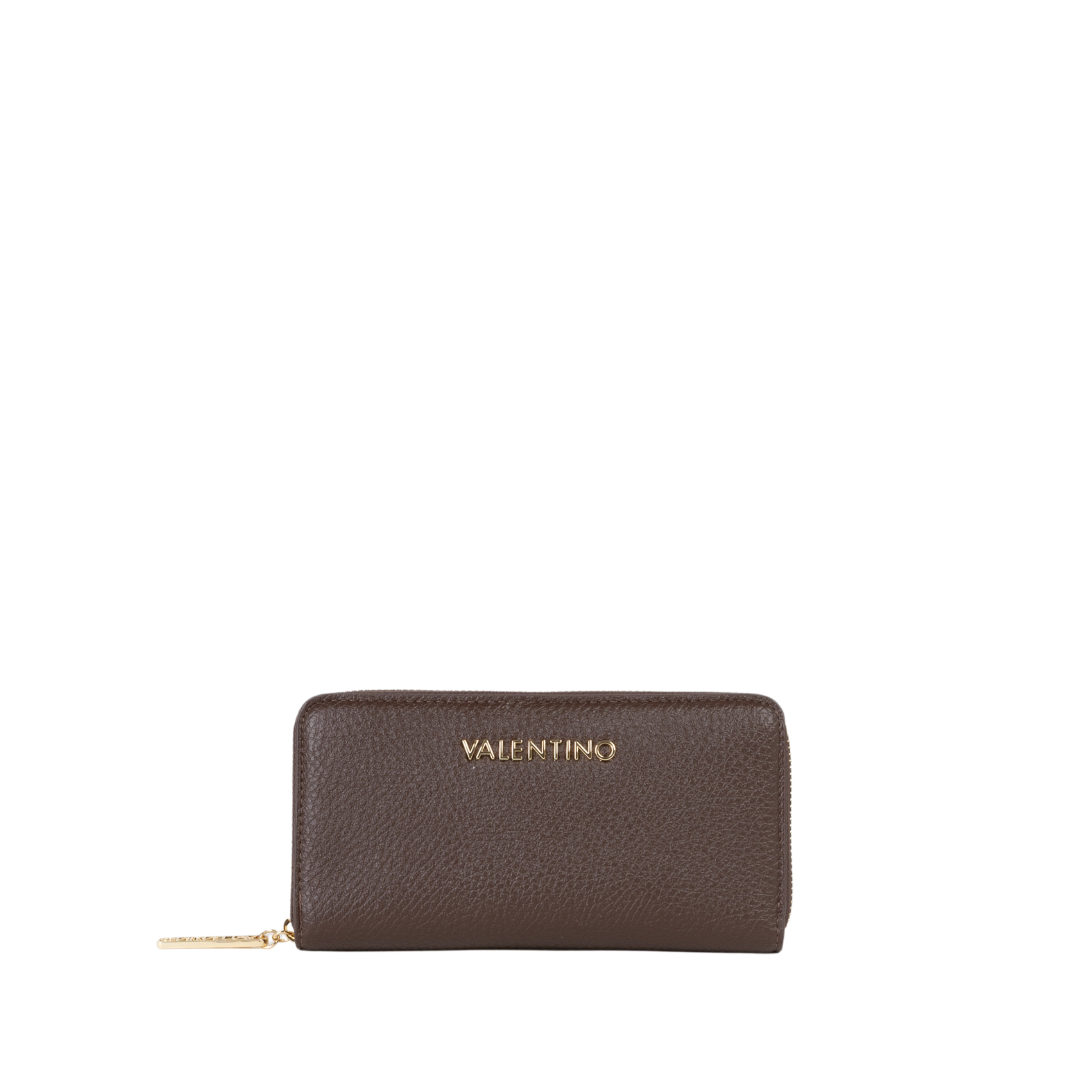 PORTAFOGLIO CON CHIUSURA PERIMETRALE A ZIP DONNA MARRONE