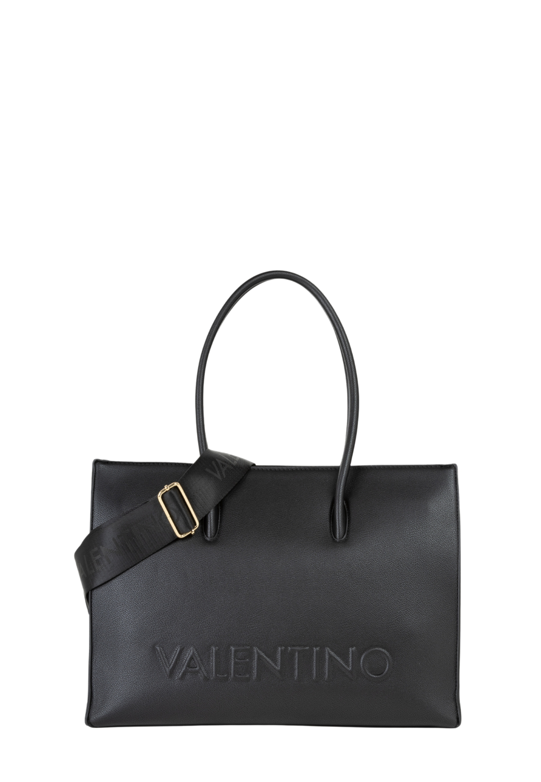BORSA SHOPPING LOGO INCISO DONNA NERO