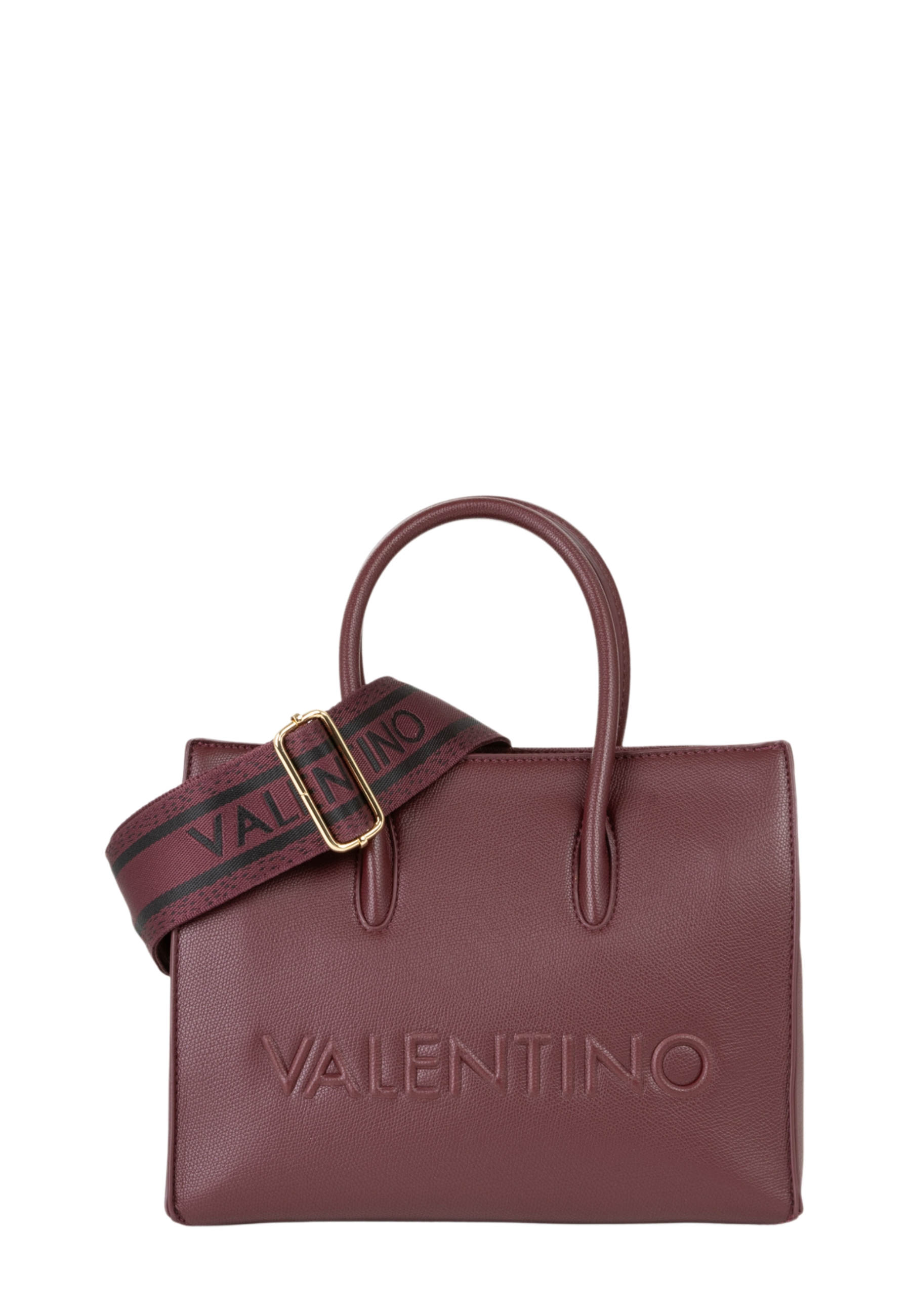 BORSA SHOPPING VBSA9U04 LOGO INCISO DONNA BORDEAUX