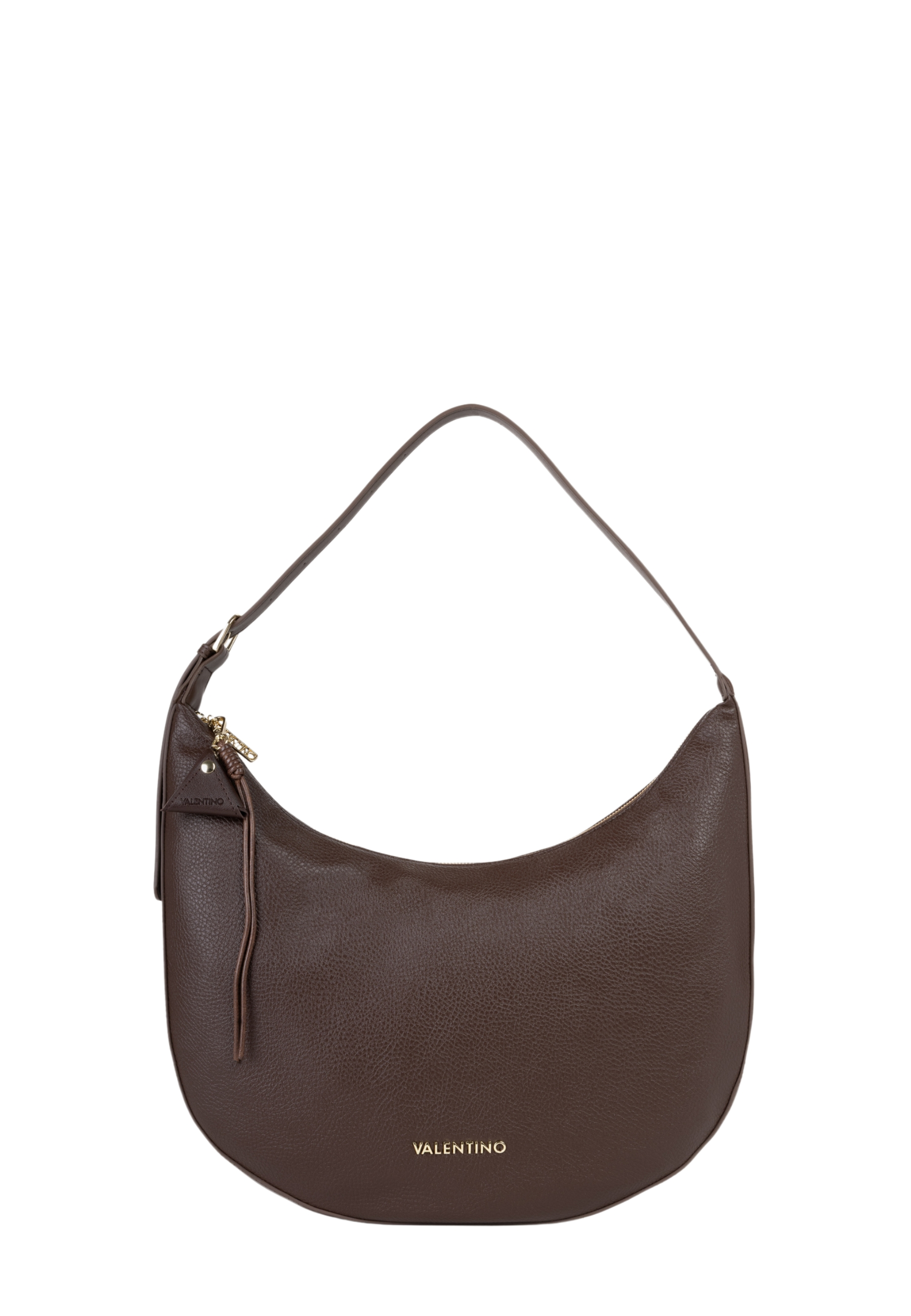 BORSA A SPALLA VBSADF07 A MEZZALUNA DONNA MARRONE