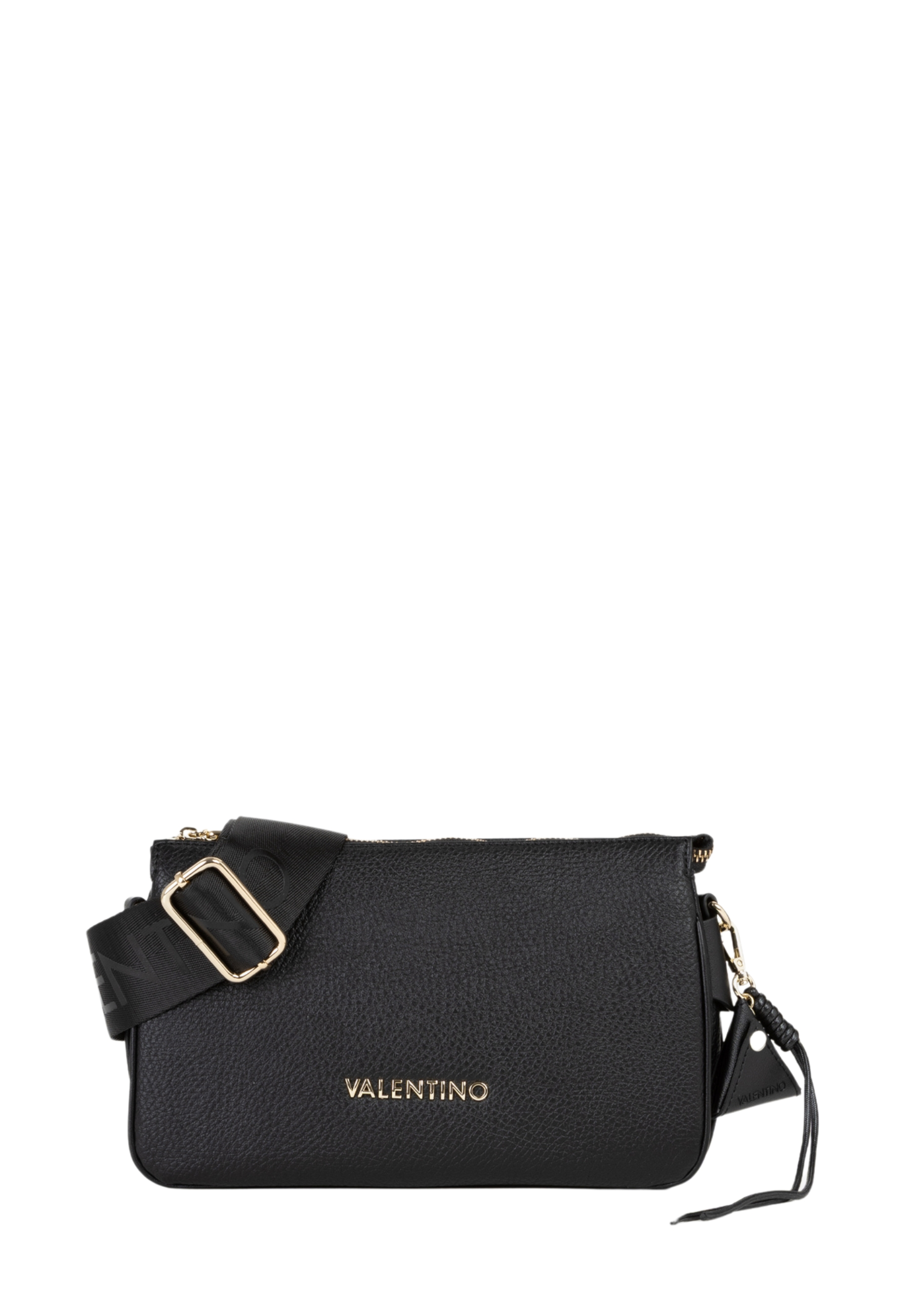 BORSA A TRACOLLA VBSADF42 CON LOGO DONNA NERO