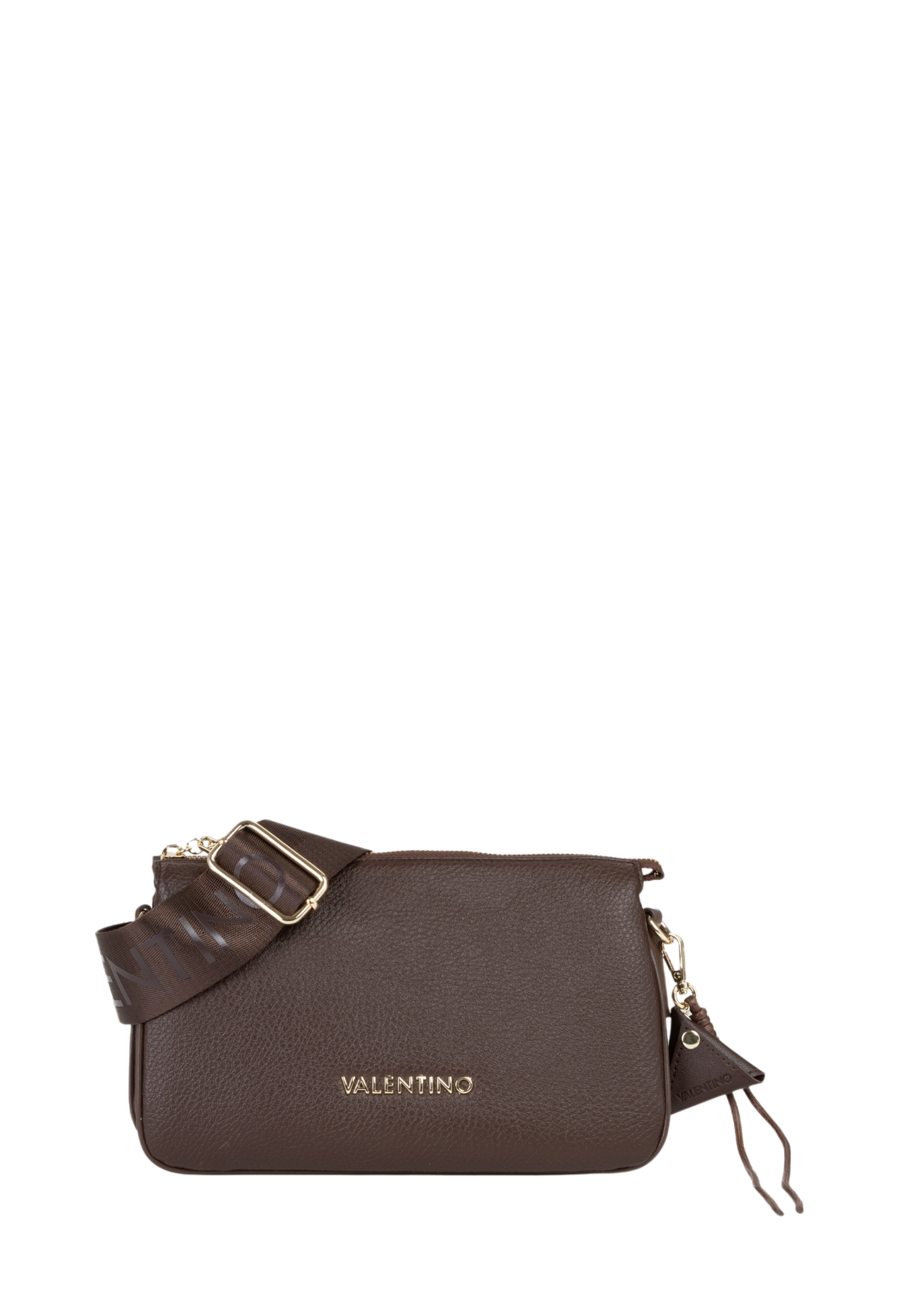 BORSA A TRACOLLA VBSADF42 CON LOGO DONNA MARRONE