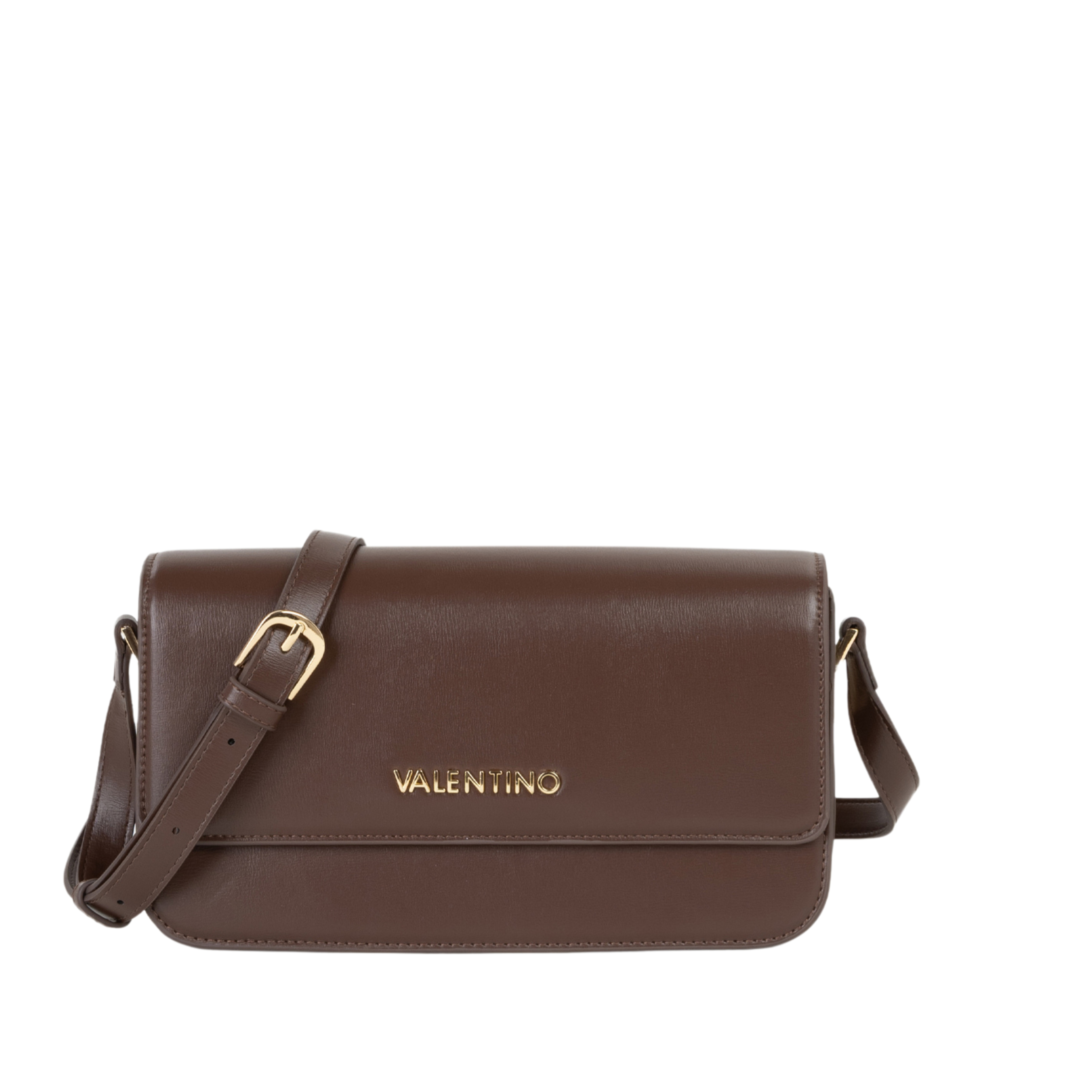 BORSA A TRACOLLA CON PATTINA DONNA MARRONE