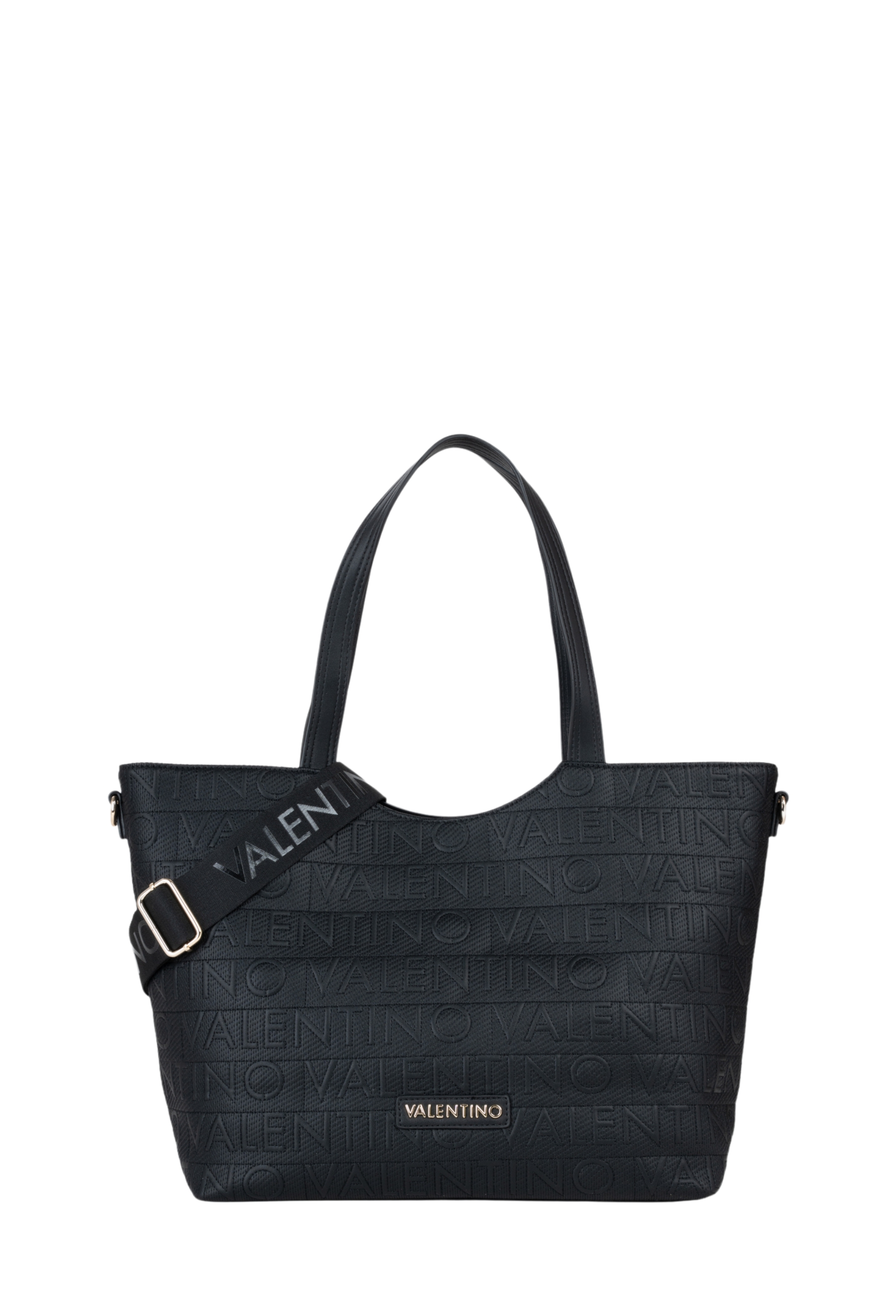 BORSA SHOPPING LOGO ALL-OVER DONNA NERO