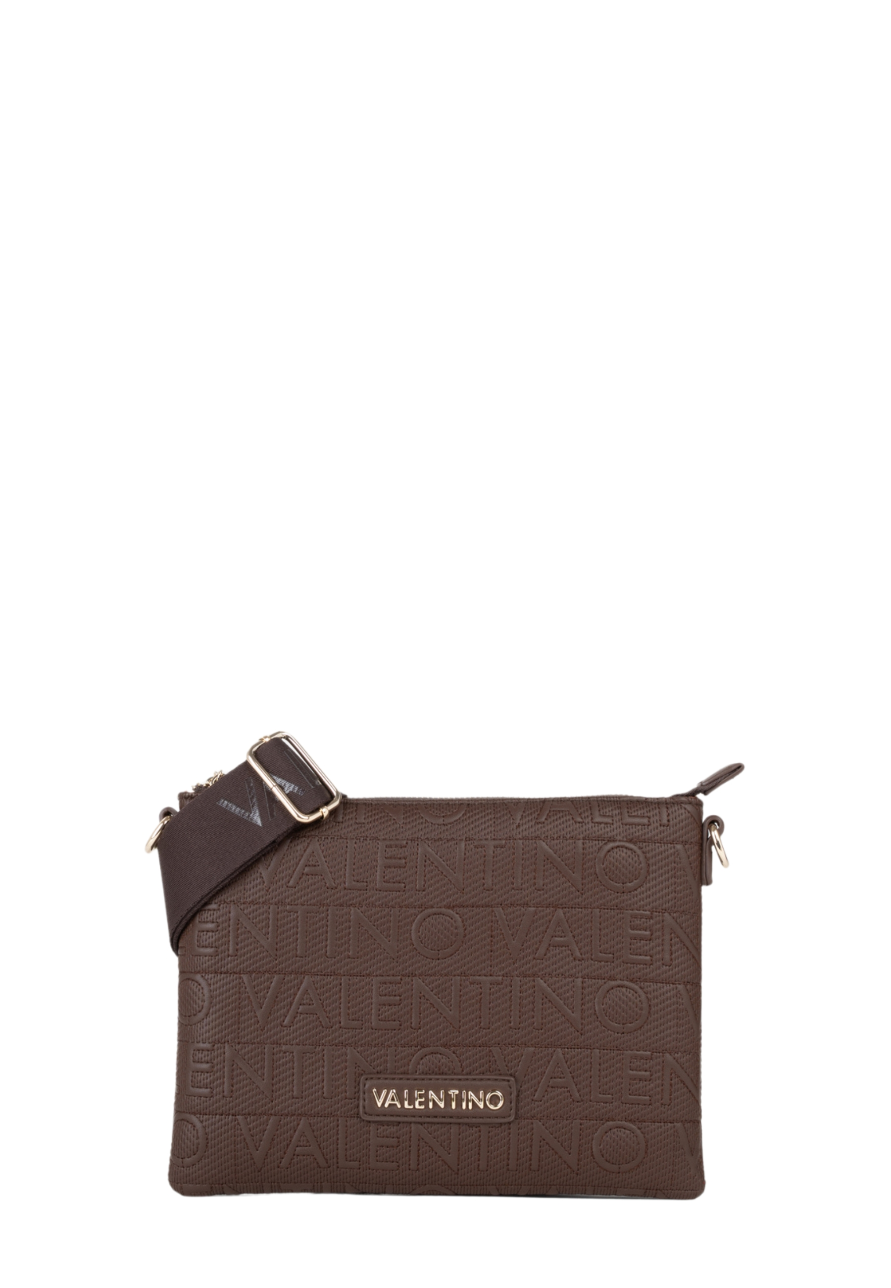 POCHETTE LOGO ALL-OVER DONNA MARRONE