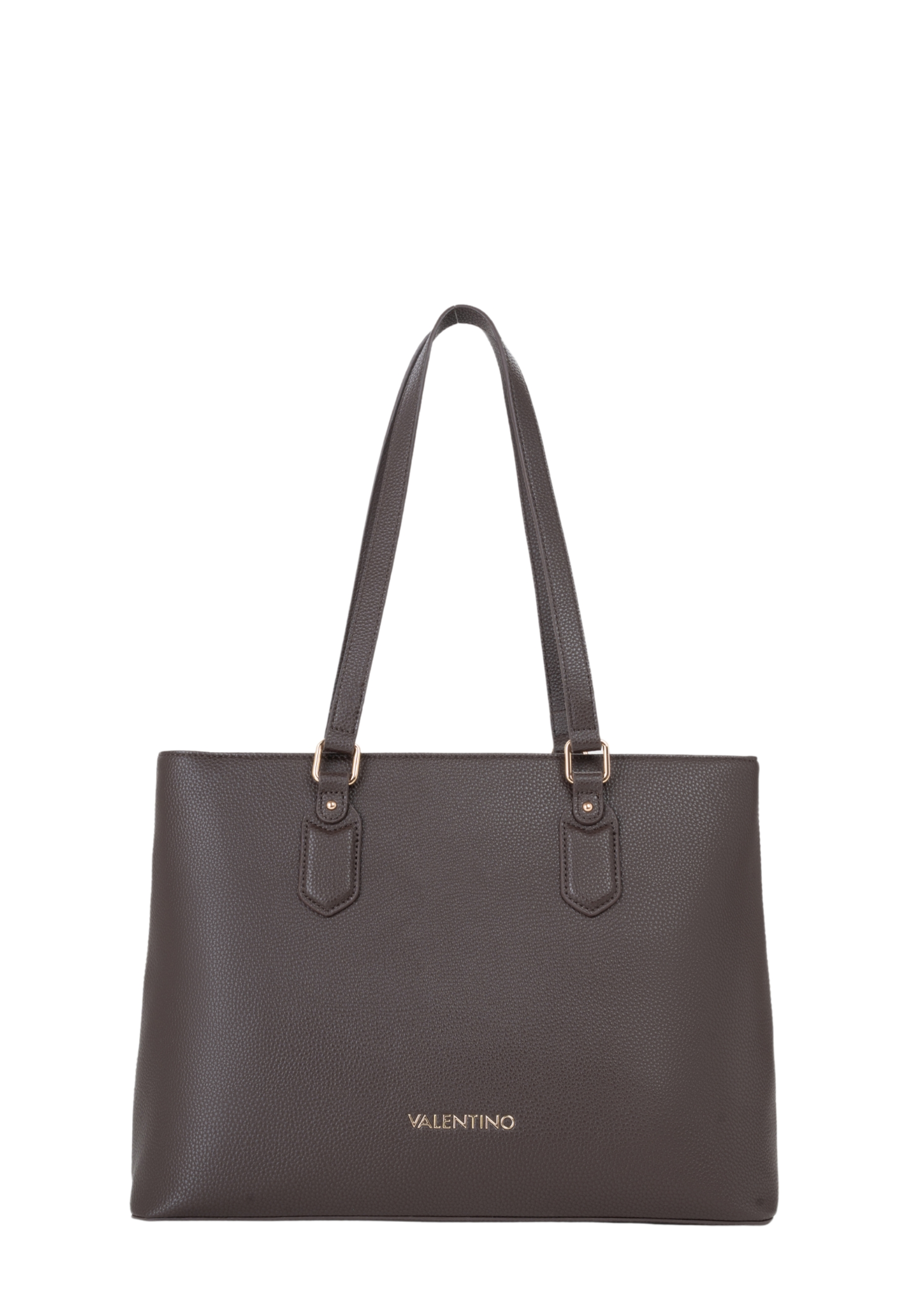 BORSA SHOPPING DOPPI MANICI DONNA MARRONE