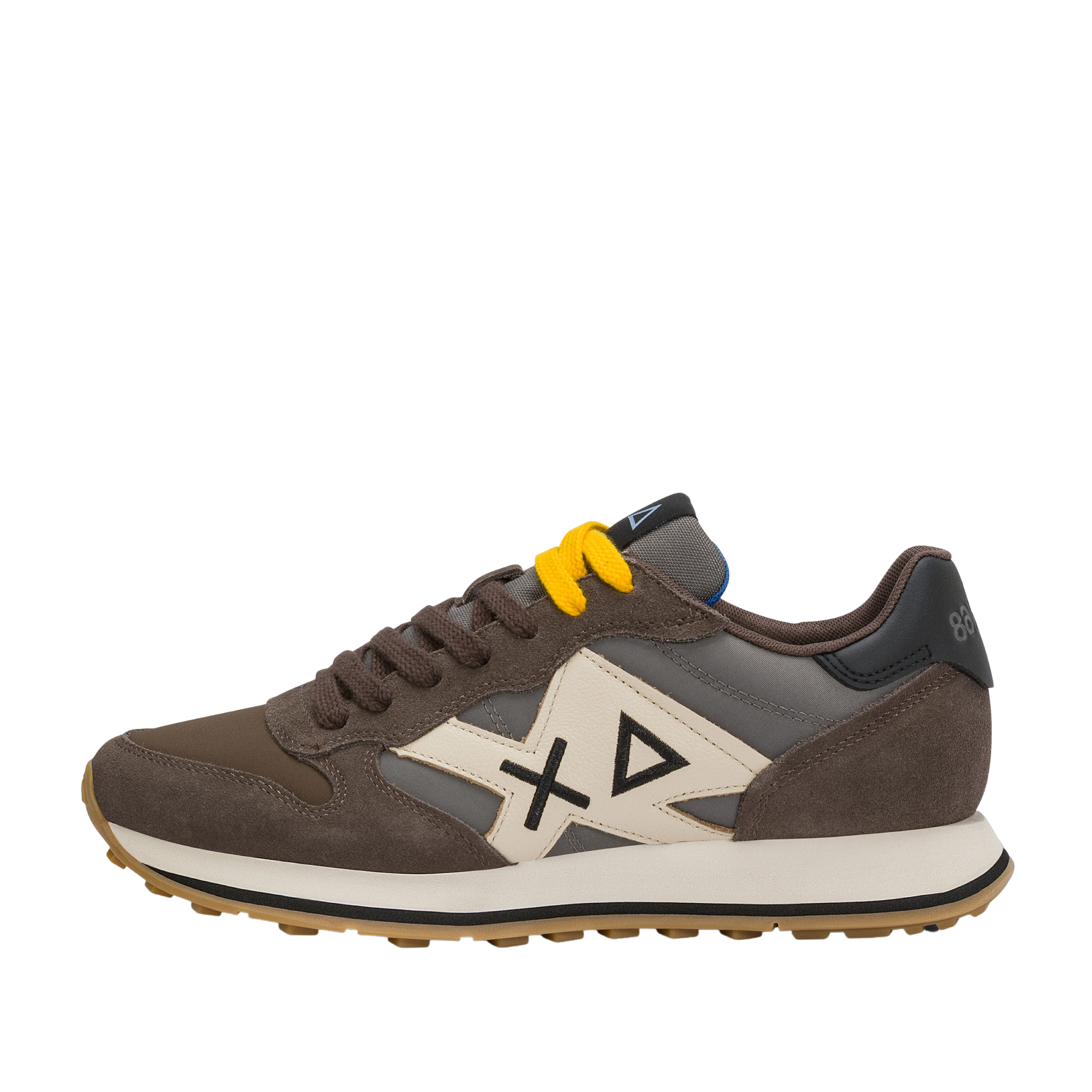 SNEAKERS BASSE Z46122 BICOLORE UOMO MARRONE