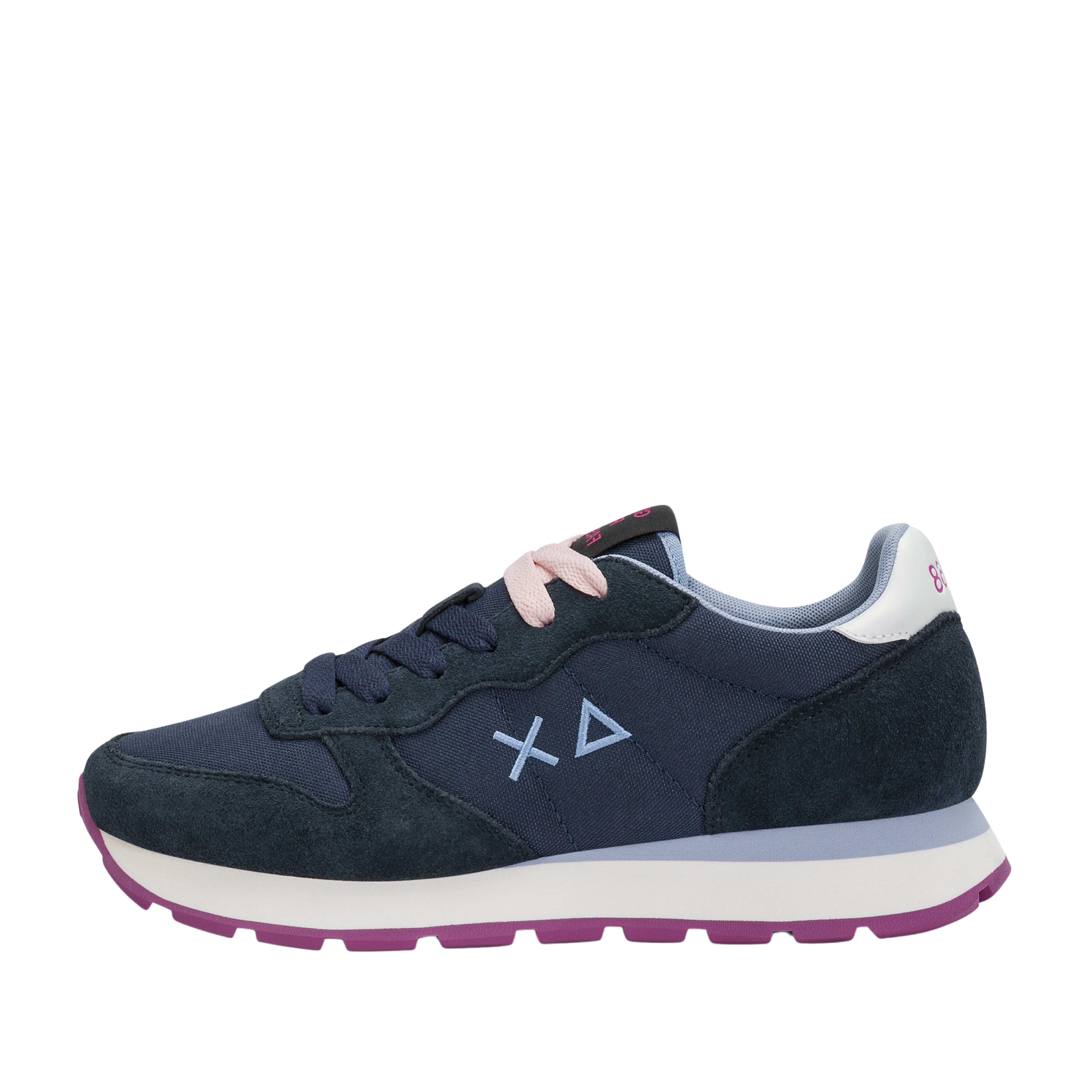 SNEAKERS BASSE Z46201 CON LACCI DONNA BLU