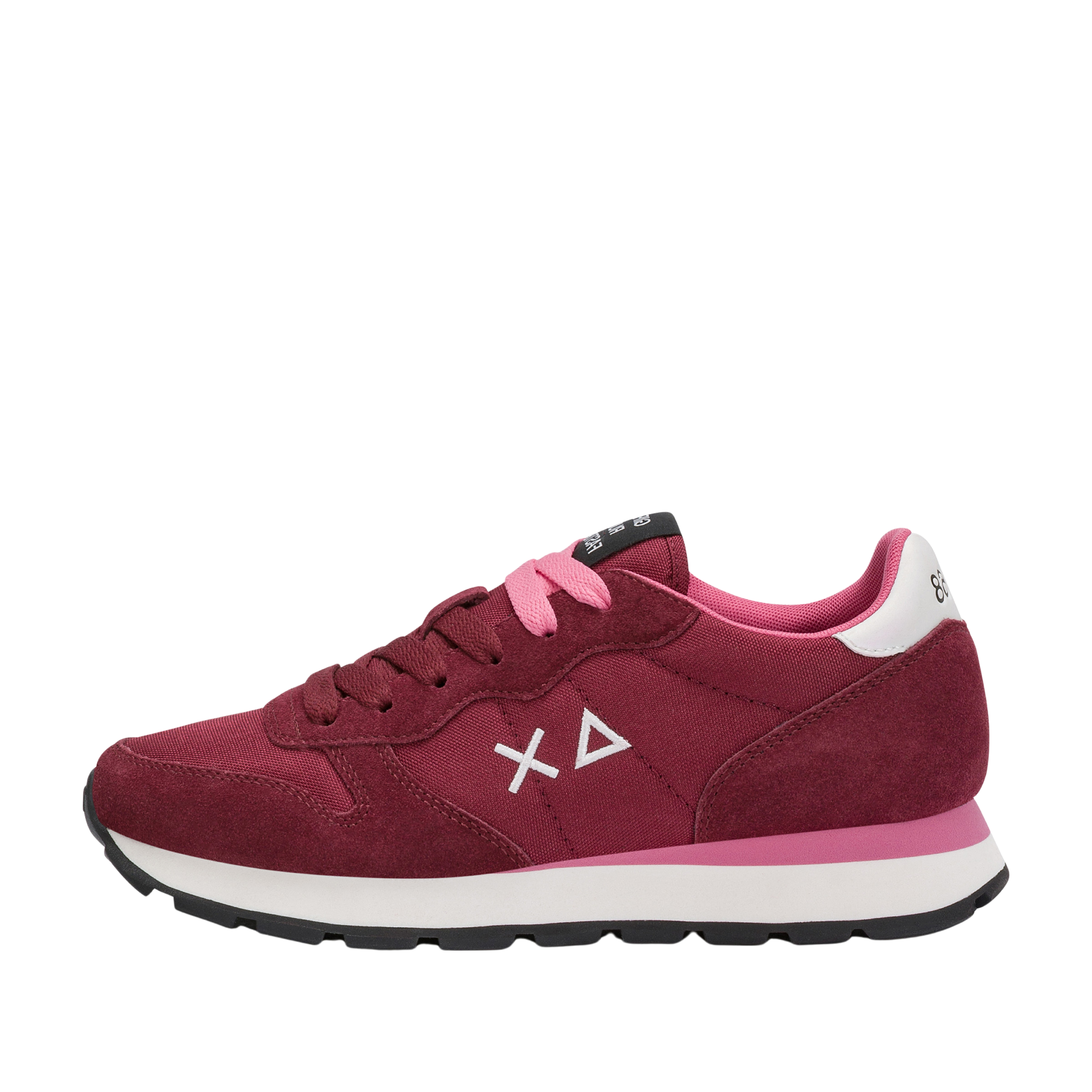 SNEAKERS BASSE Z46201 CON LACCI DONNA BORDEAUX