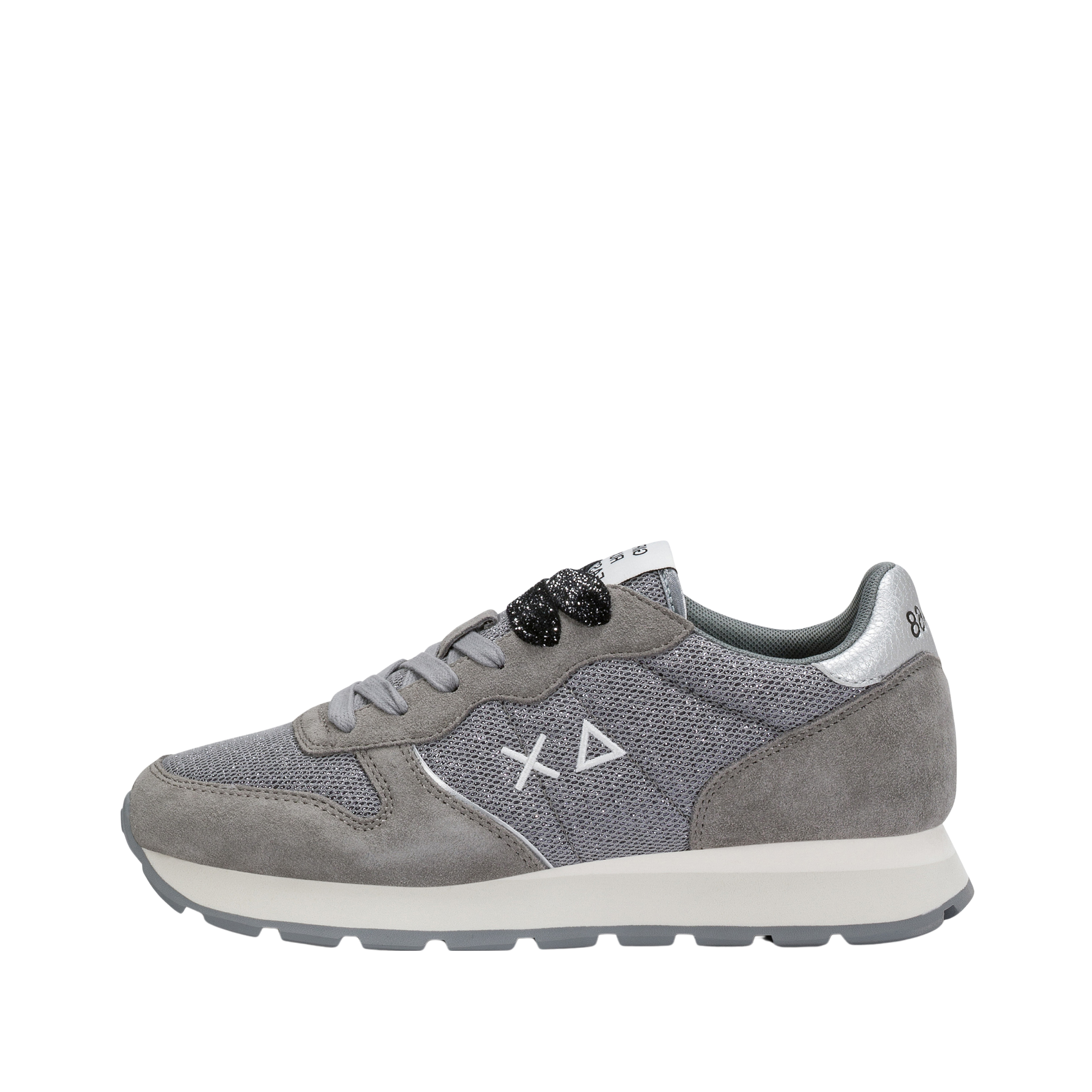 SNEAKERS BASSE Z46204 GLITTERATE DONNA GRIGIO