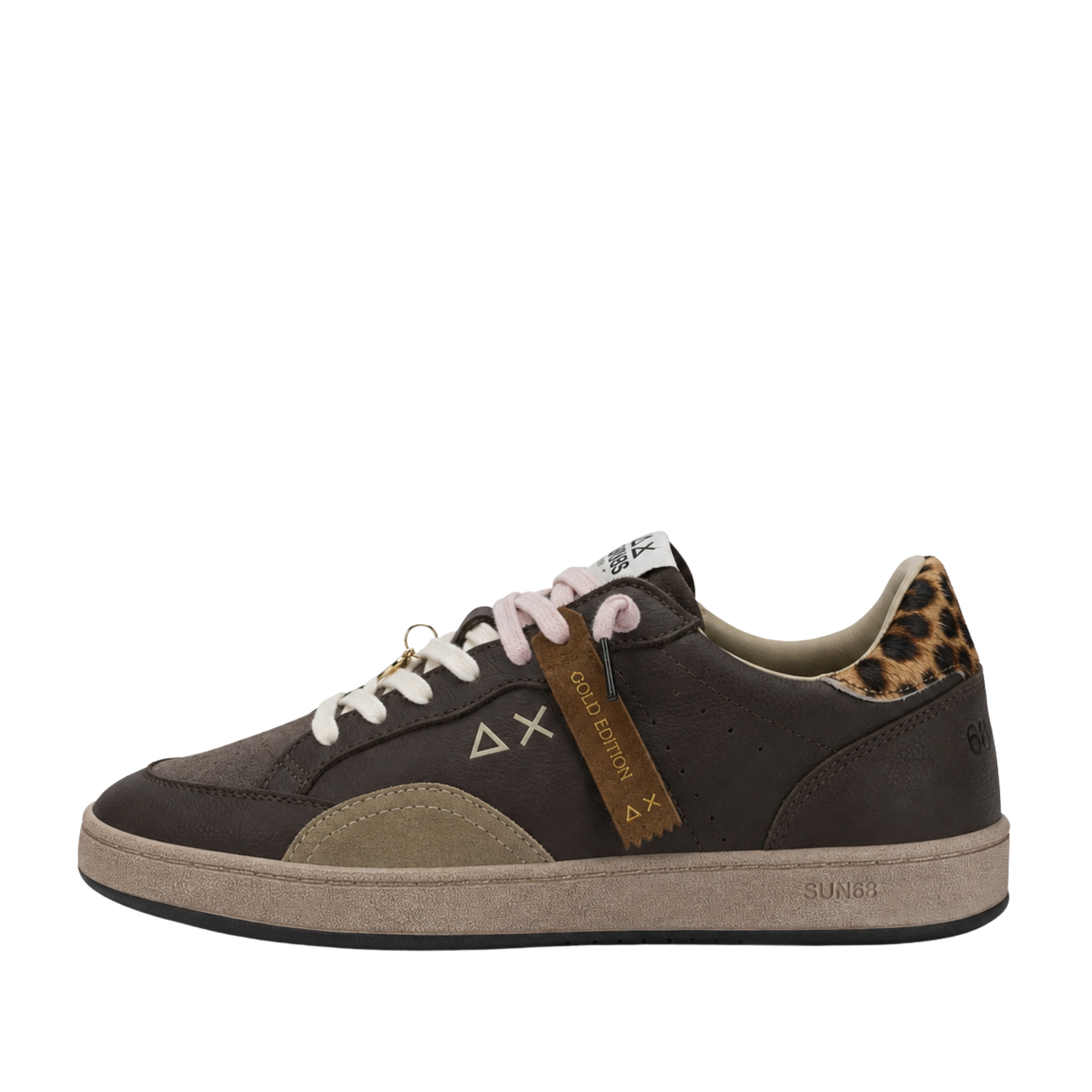 SNEAKERS BASSE Z46249 GOLD EDITION DONNA MARRONE