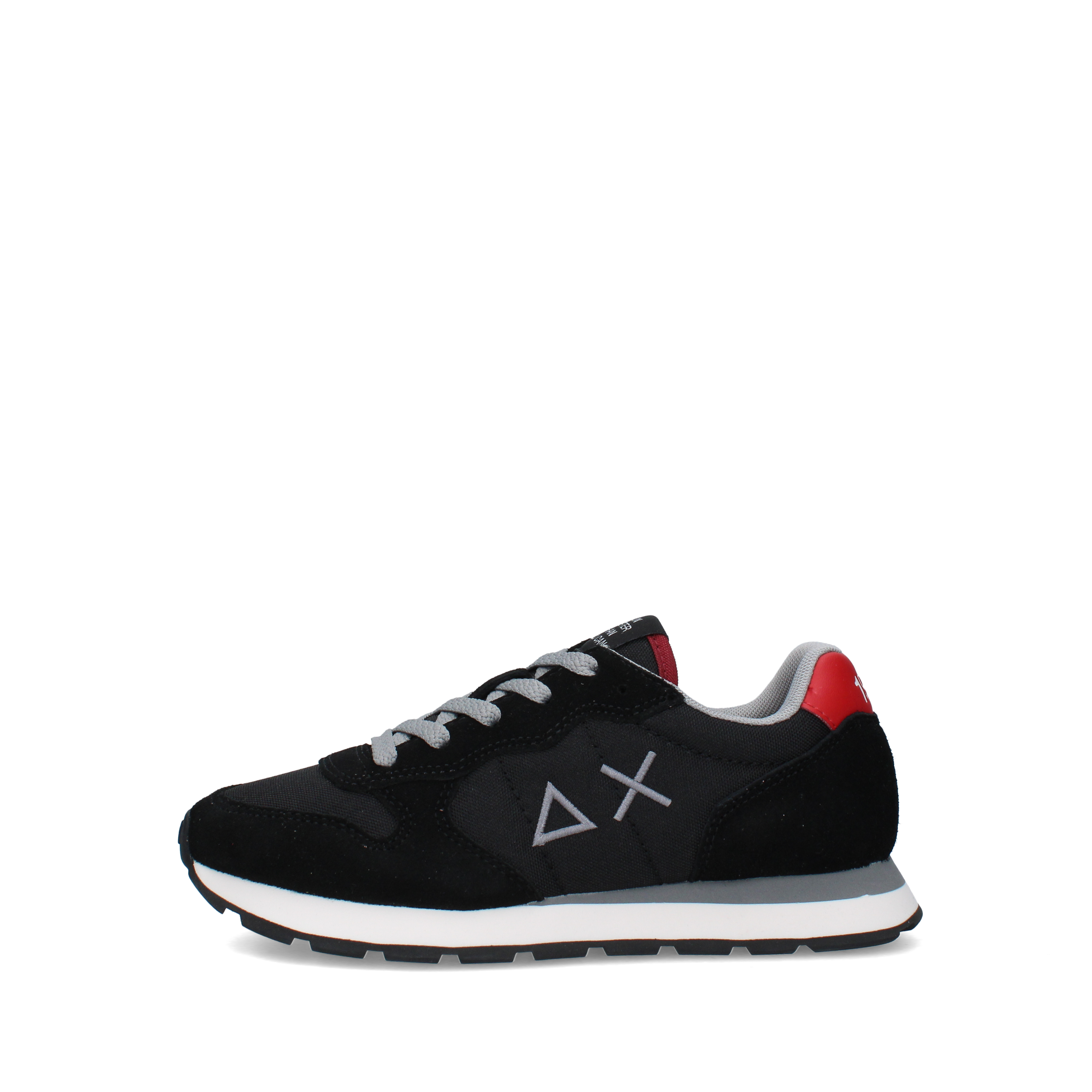 SNEAKERS BASSE CON INSERTI A CONTRASTO BAMBINO NERO