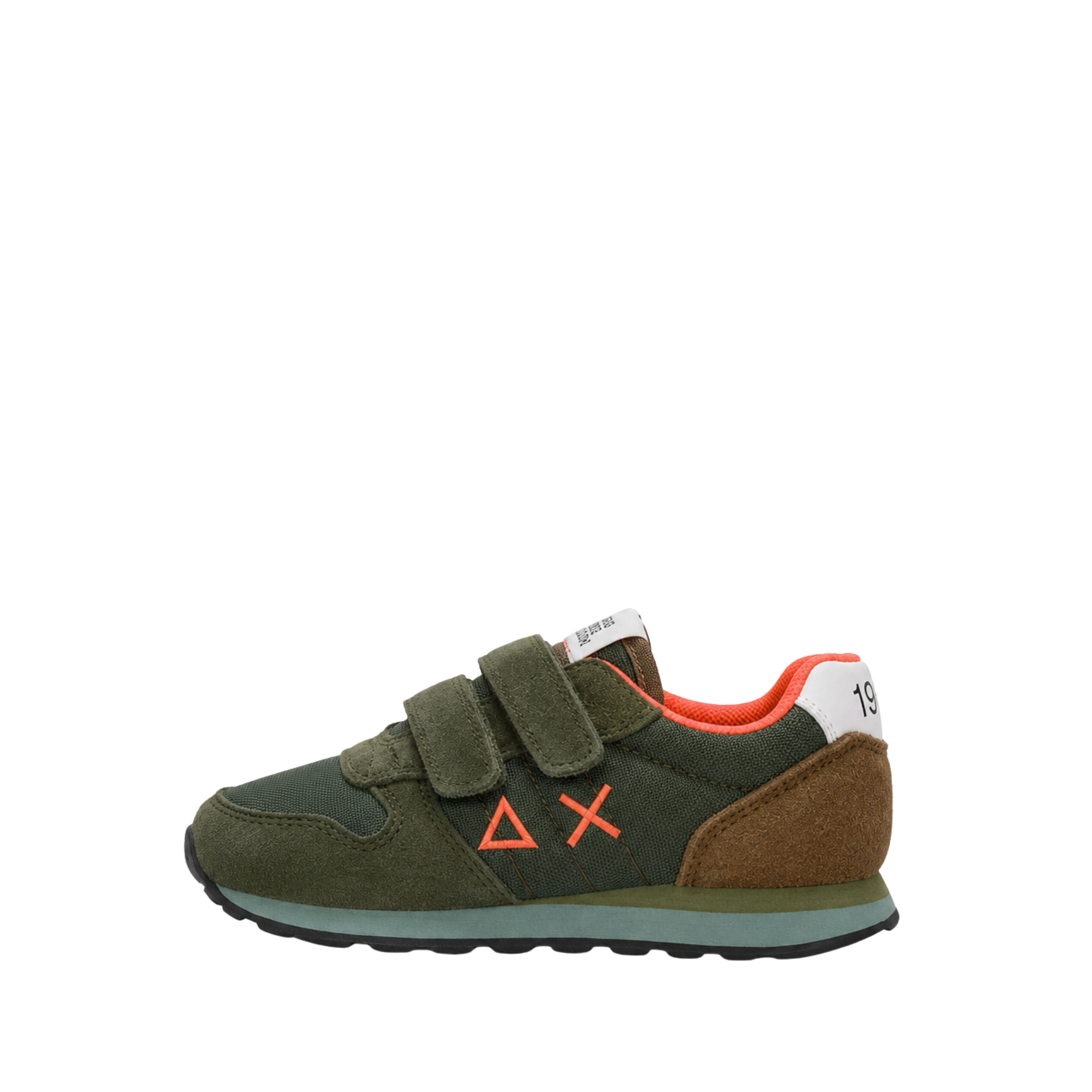 SNEAKERS BASSE CON STRAPPI BAMBINO VERDE