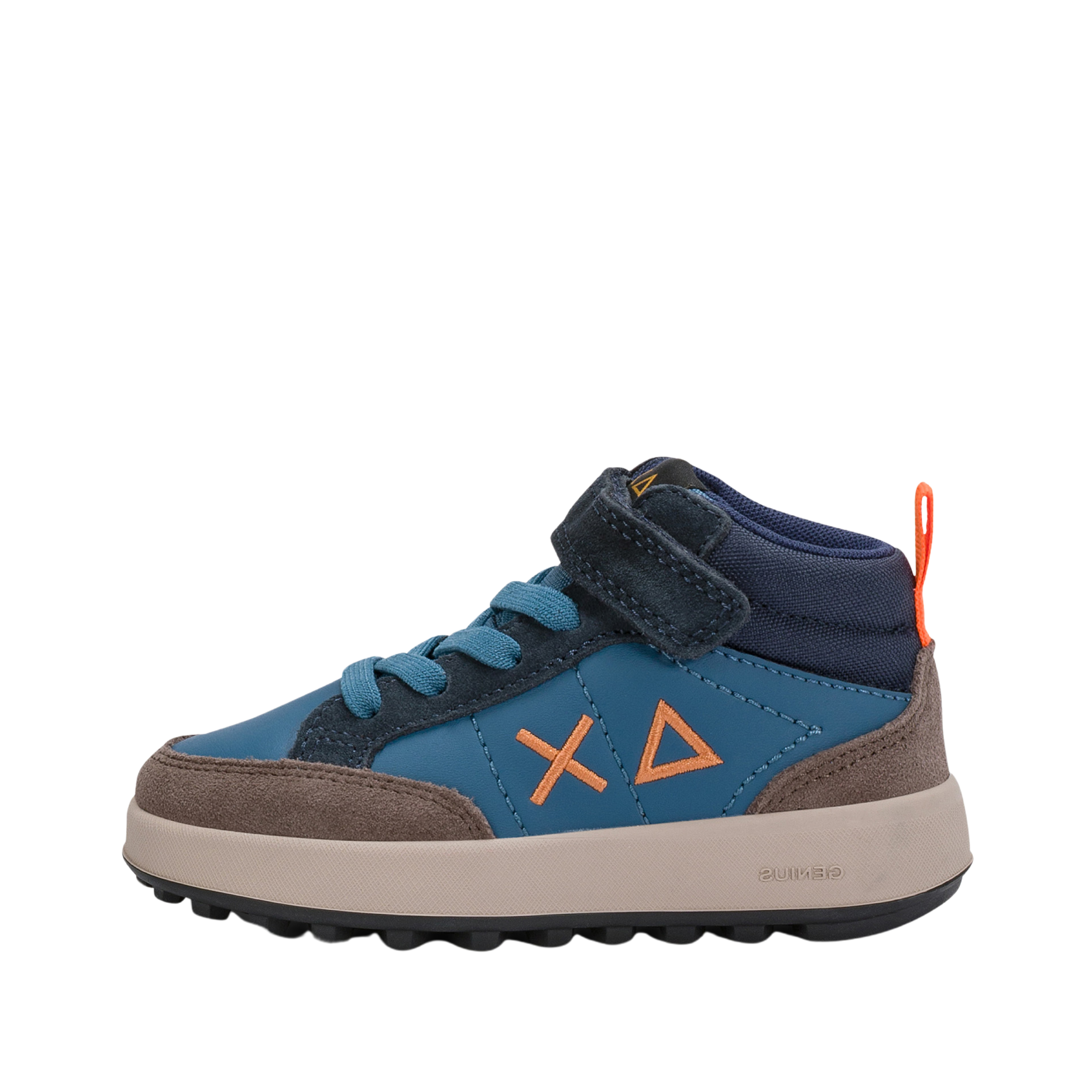SNEAKERS ALTE Z46335B MIDI CON STRAPPO BAMBINO BLU