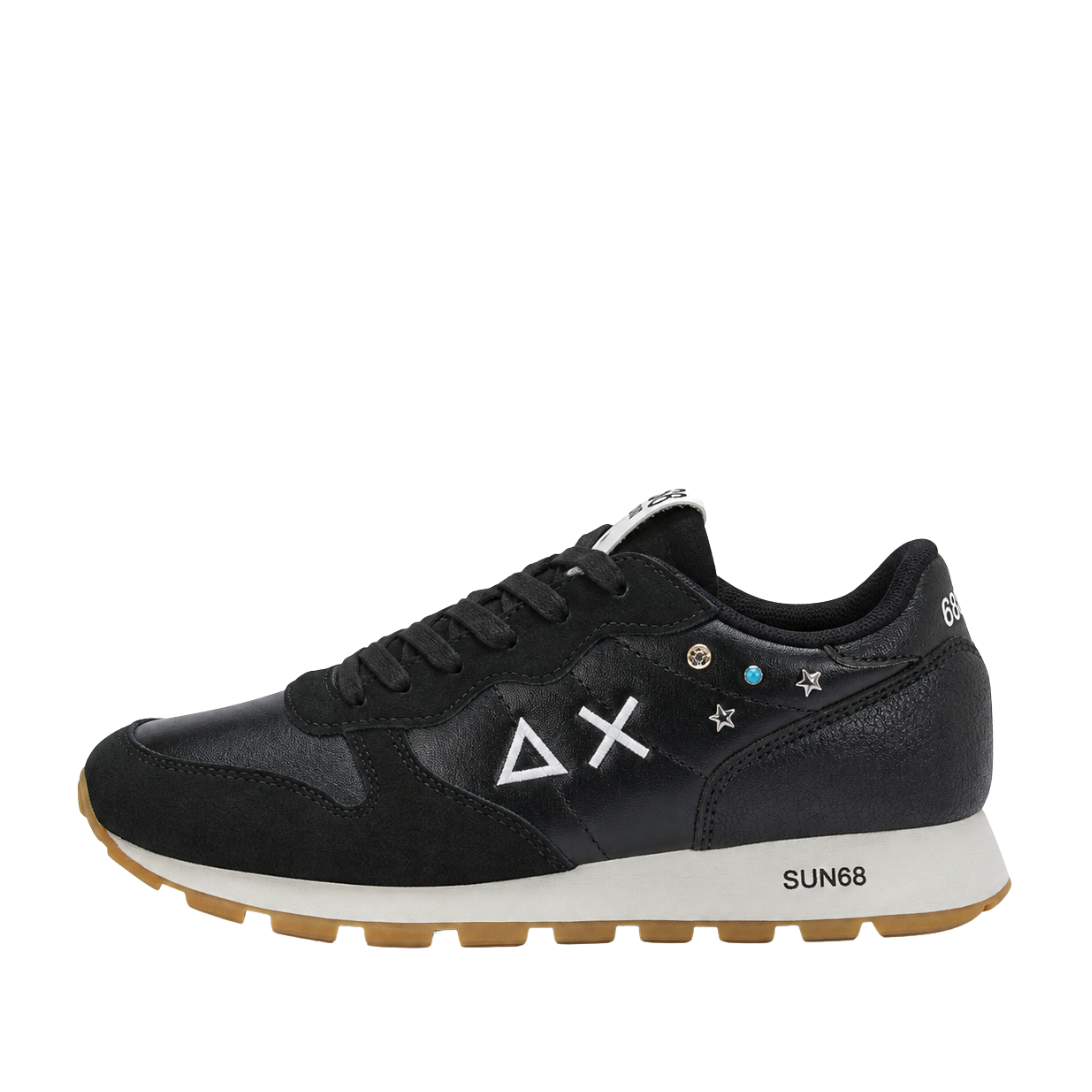 SNEAKERS BASSE Z46406T CON LACCI BAMBINA NERO