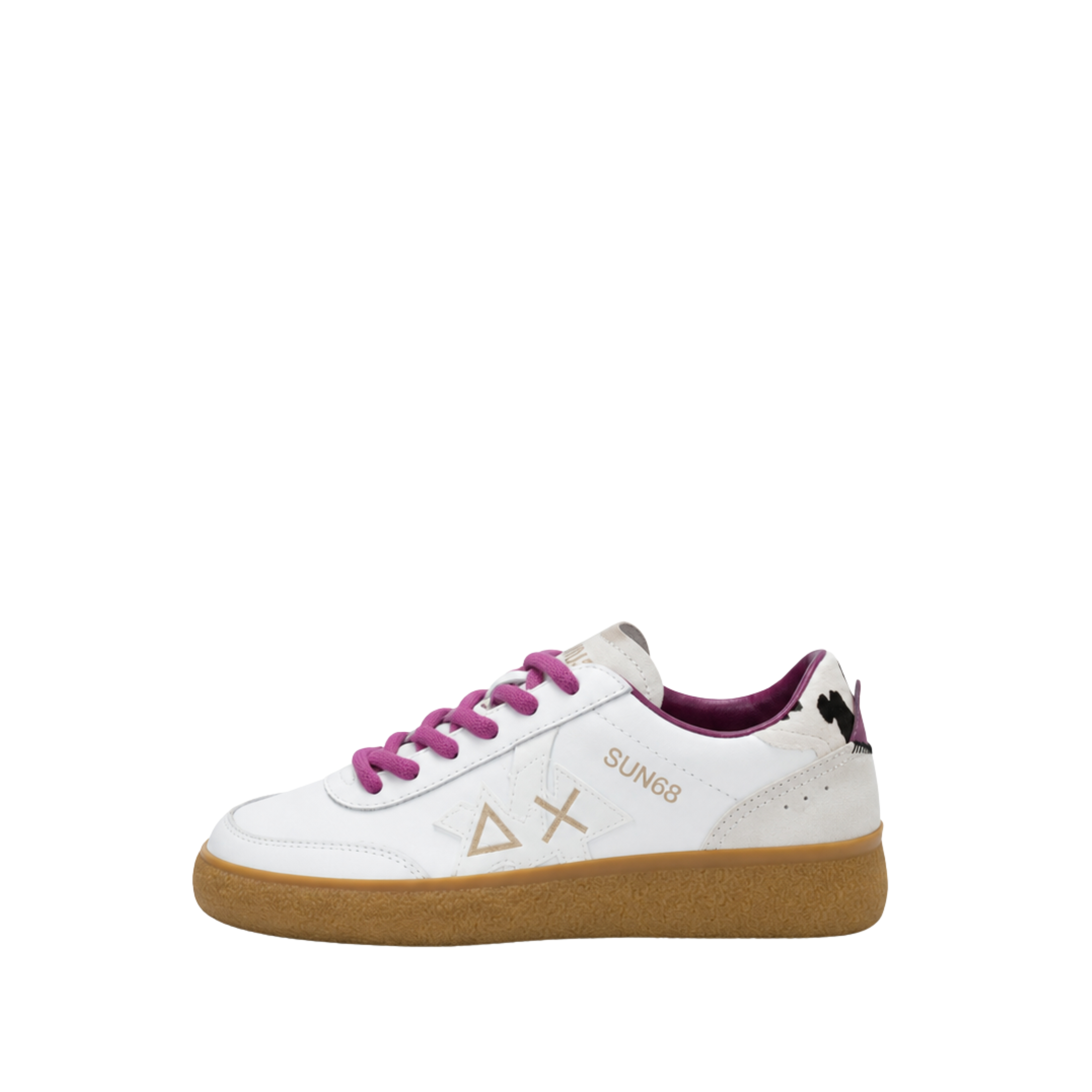 SNEAKERS BASSE CON LACCI DONNA BIANCO