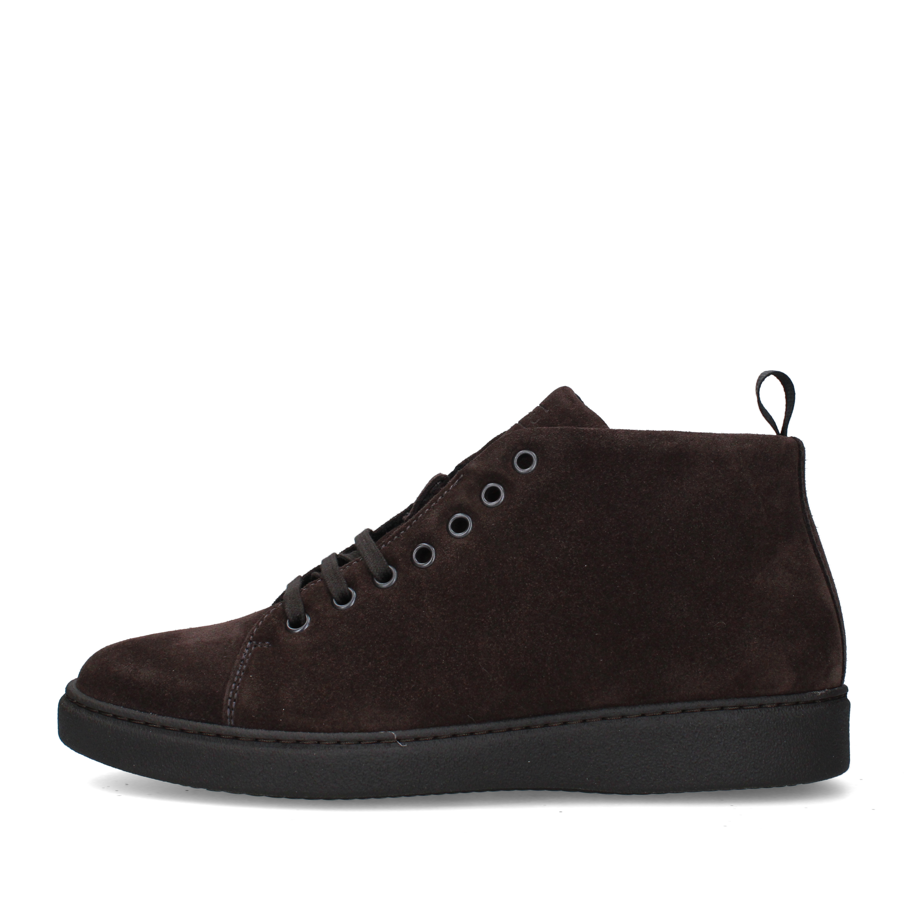 SNEAKERS ALTE IN CAMOSCIO UOMO MARRONE