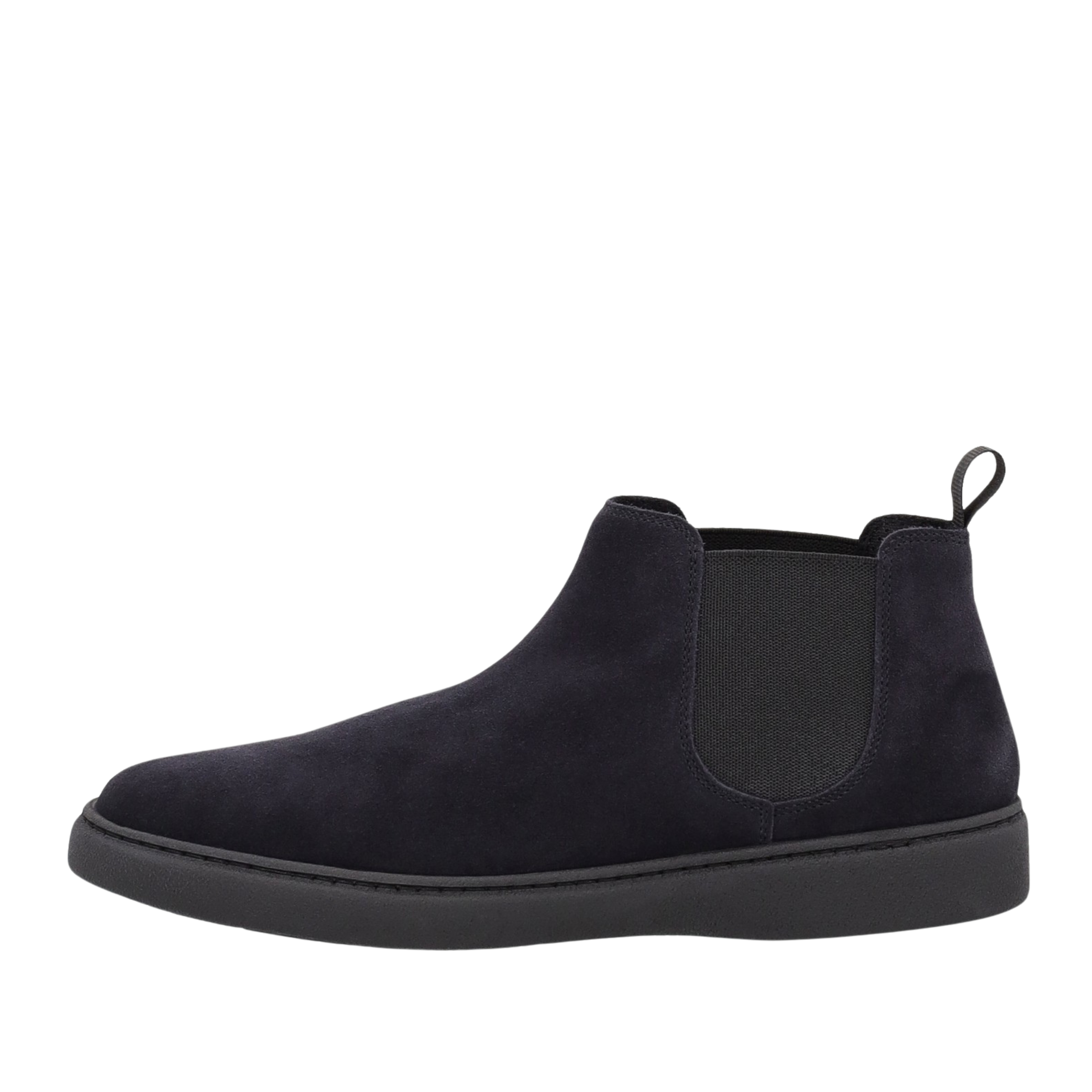 STIVALETTI TACCO BASSO BEATLES IN PELLE SCAMOSCIATA UOMO BLU