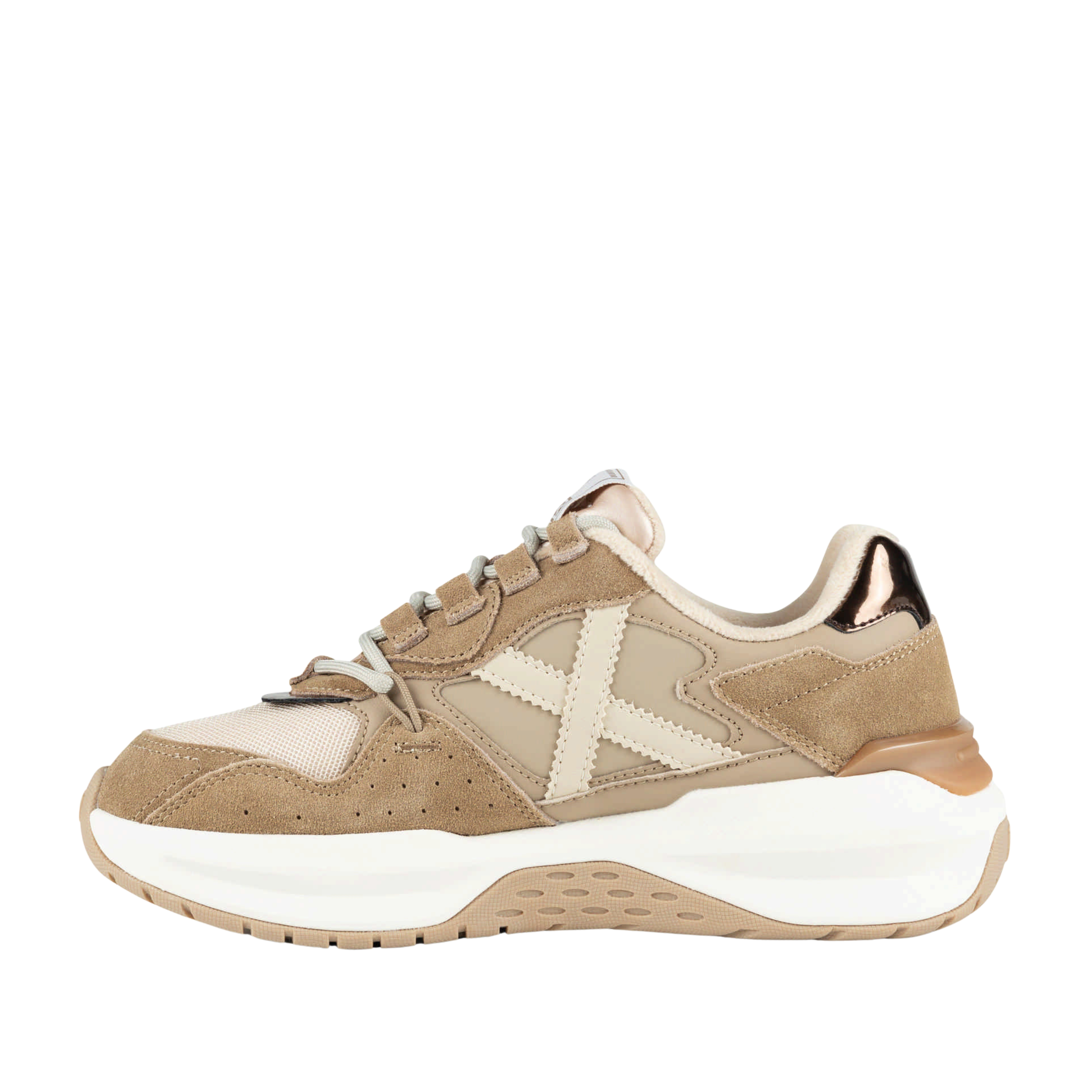 SNEAKERS PLATFORM 8097030 DONNA BEIGE