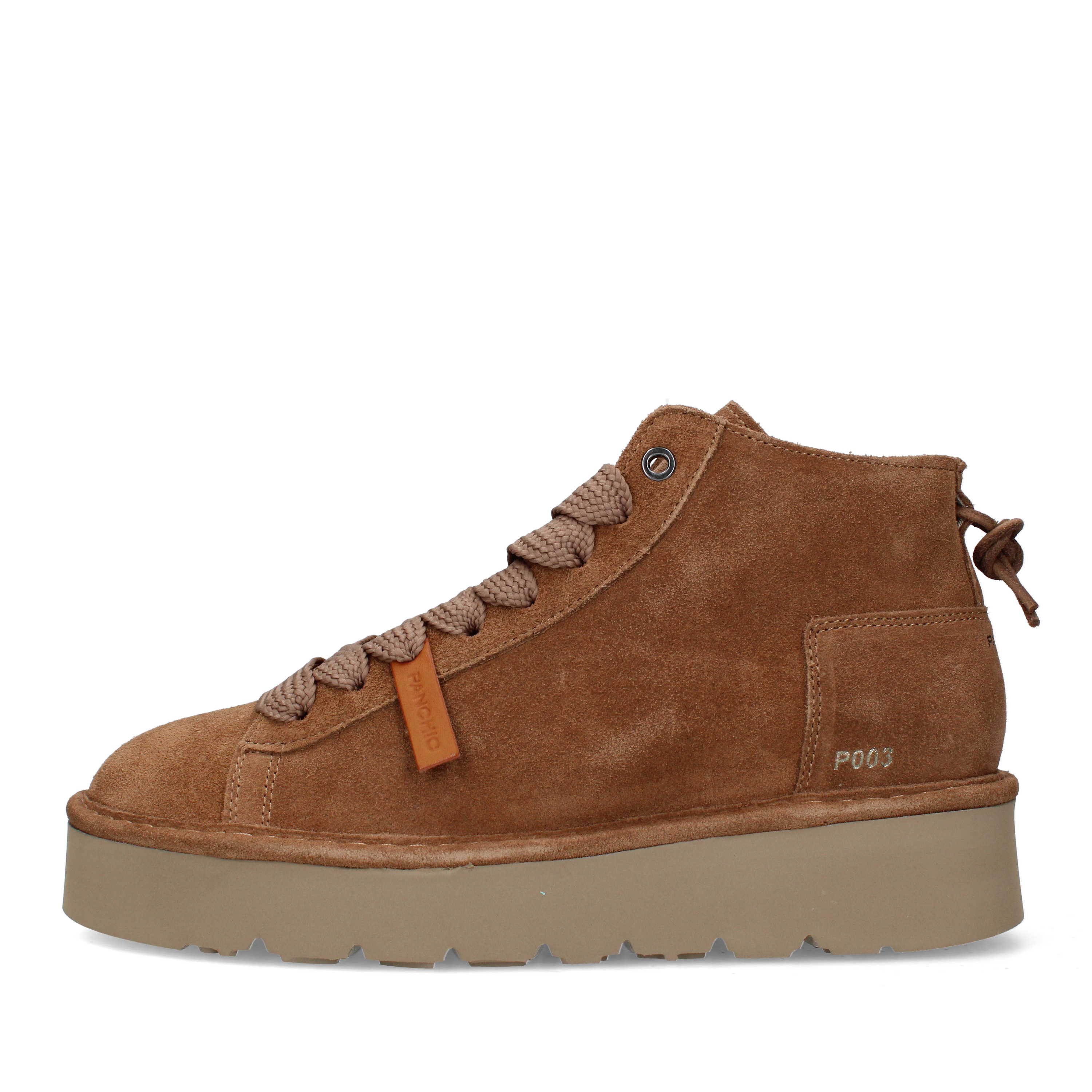 SNEAKERS ALTE IN CAMOSCIO DONNA MARRONE