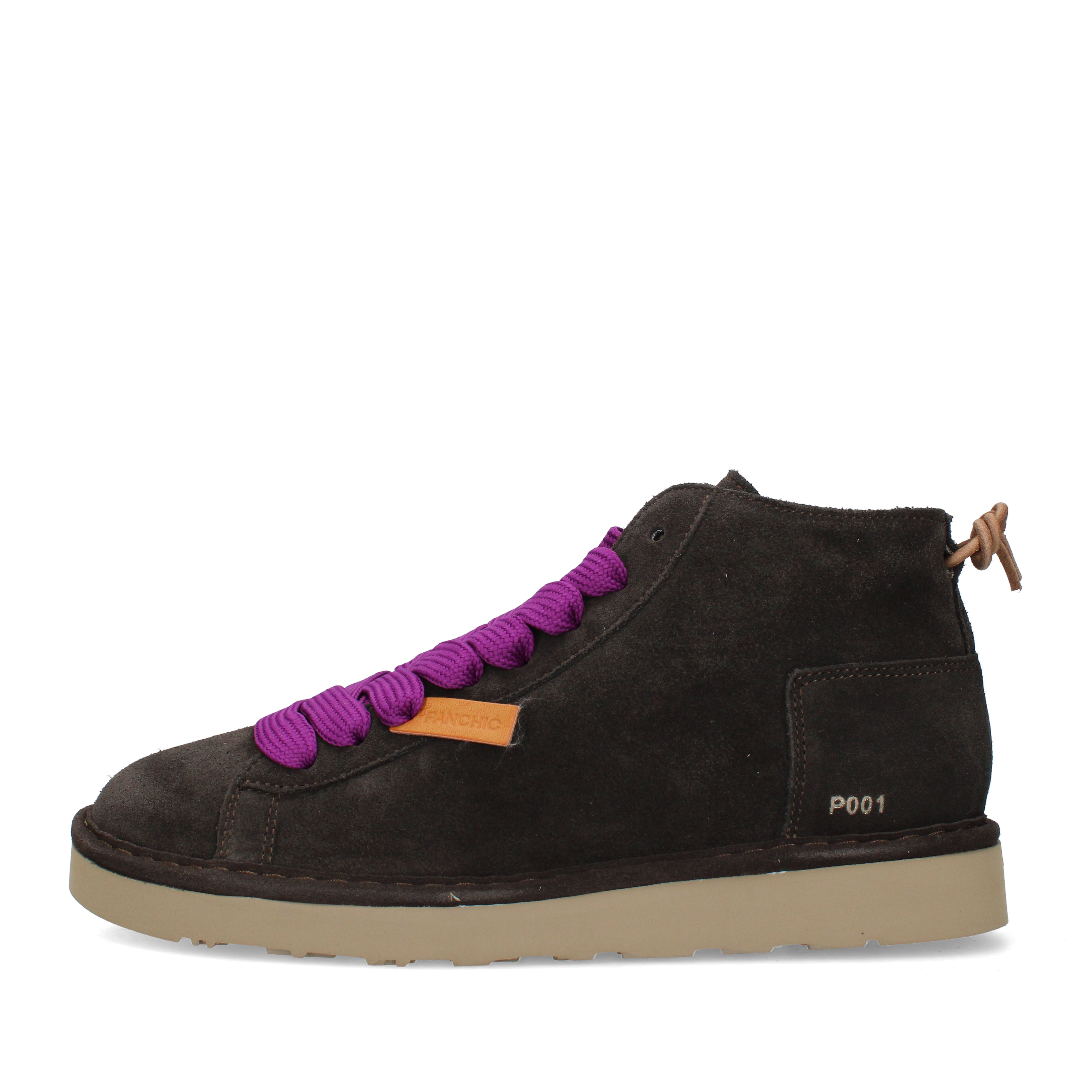 SNEAKERS ALTE P001 DONNA MARRONE