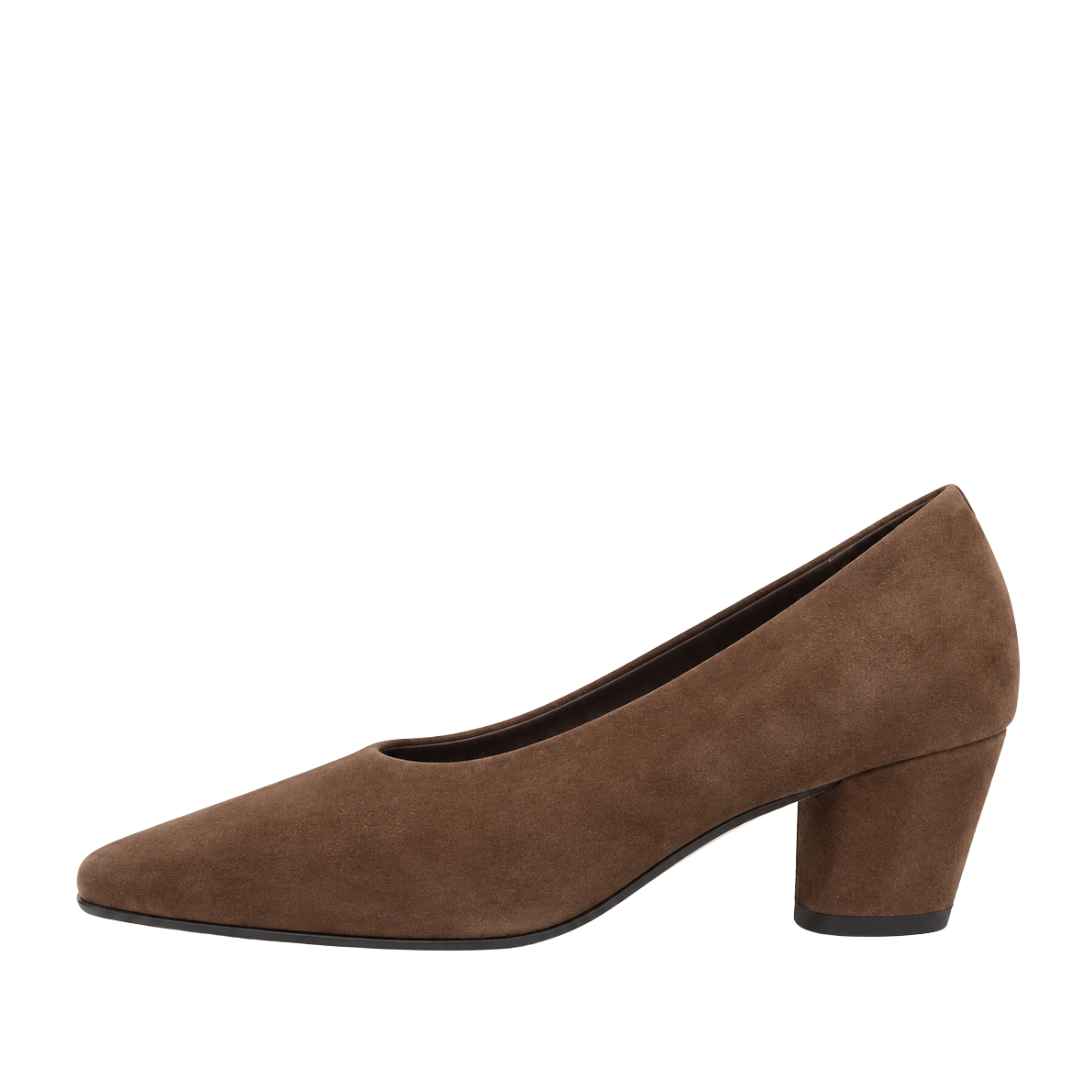 DÉCOLLETÉ 40756 IN PELLE DONNA MARRONE