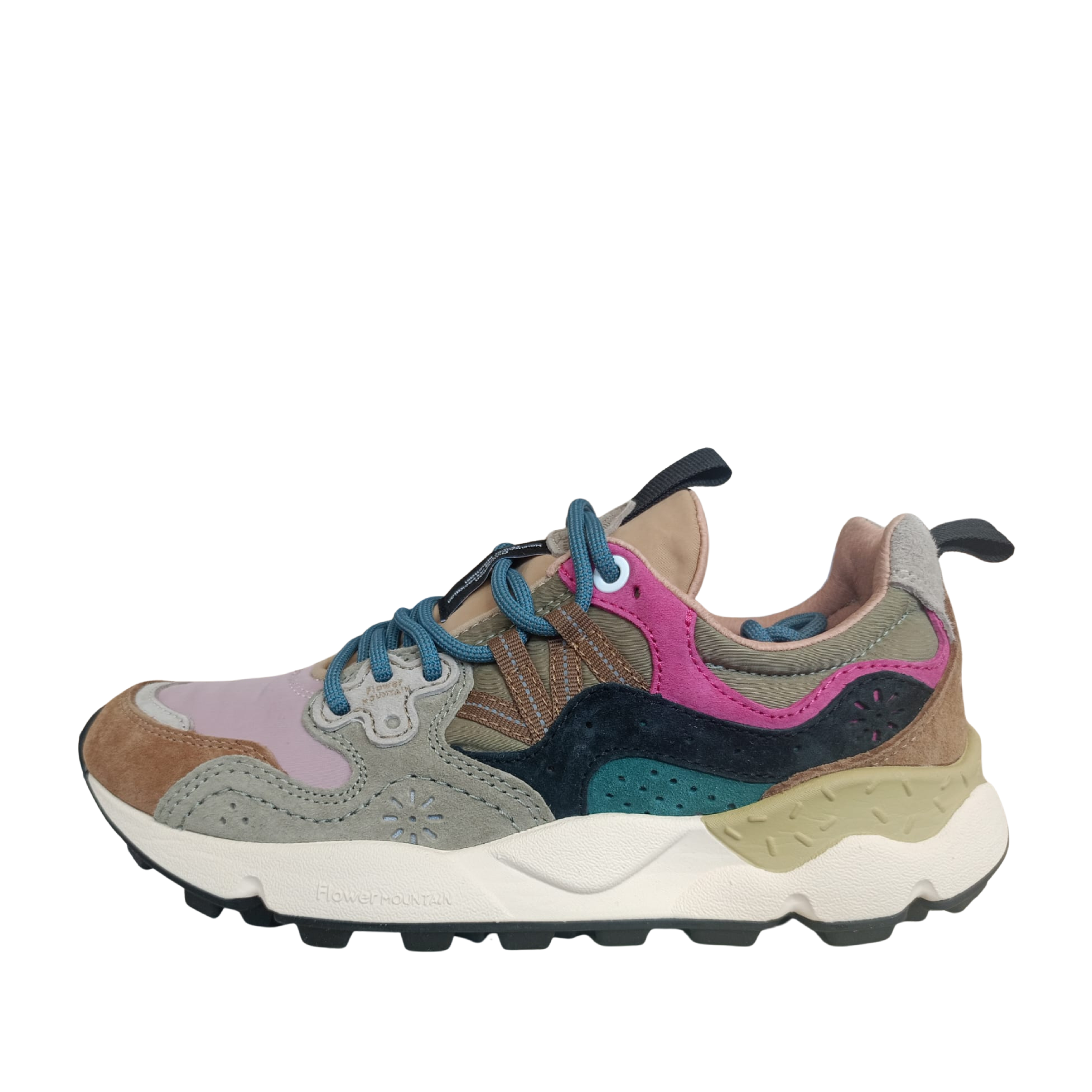 SNEAKERS PLATFORM TOMAIA MULTICOLOR DONNA MARRONE