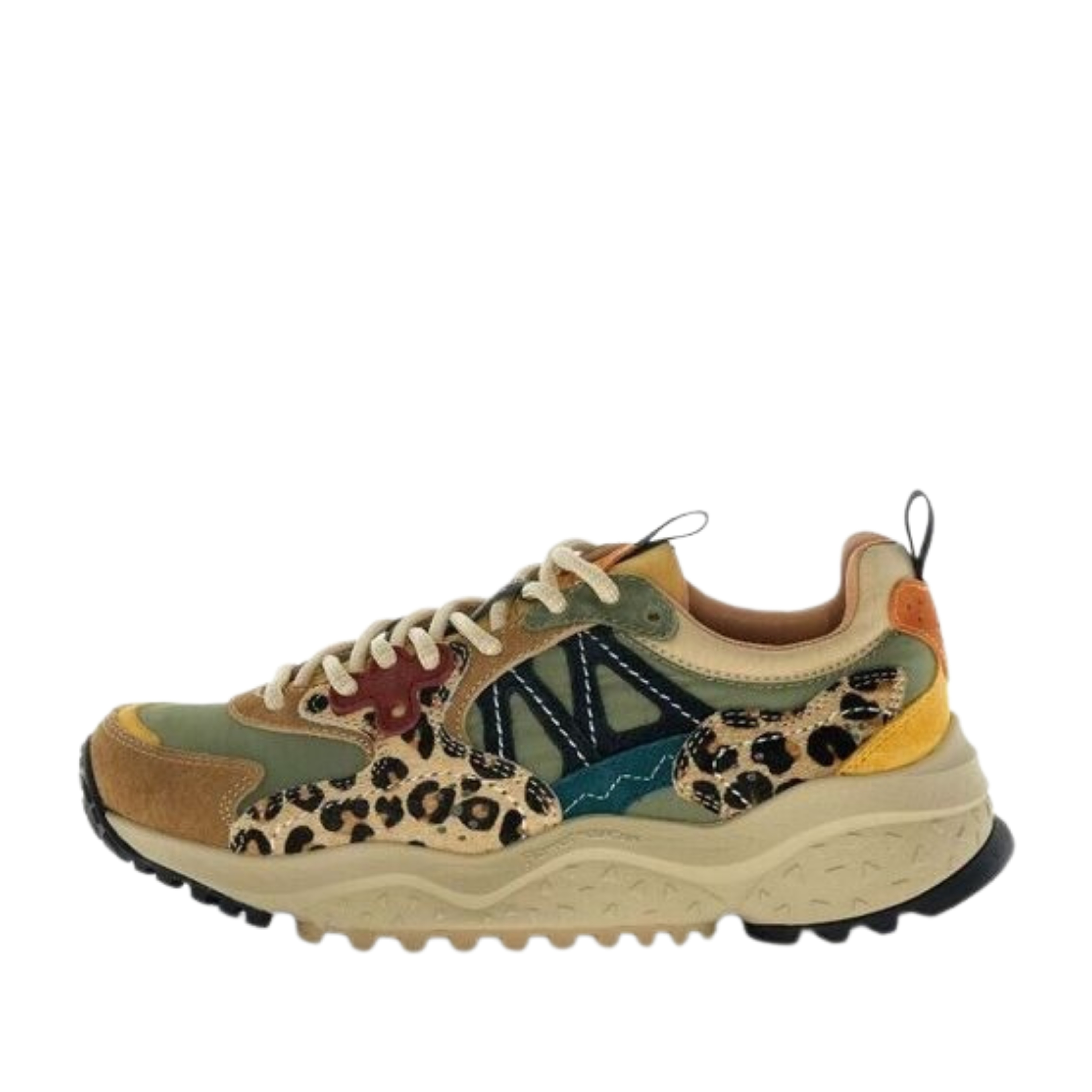 SNEAKERS PLATFORM LEOPARDATO DONNA MARRONE