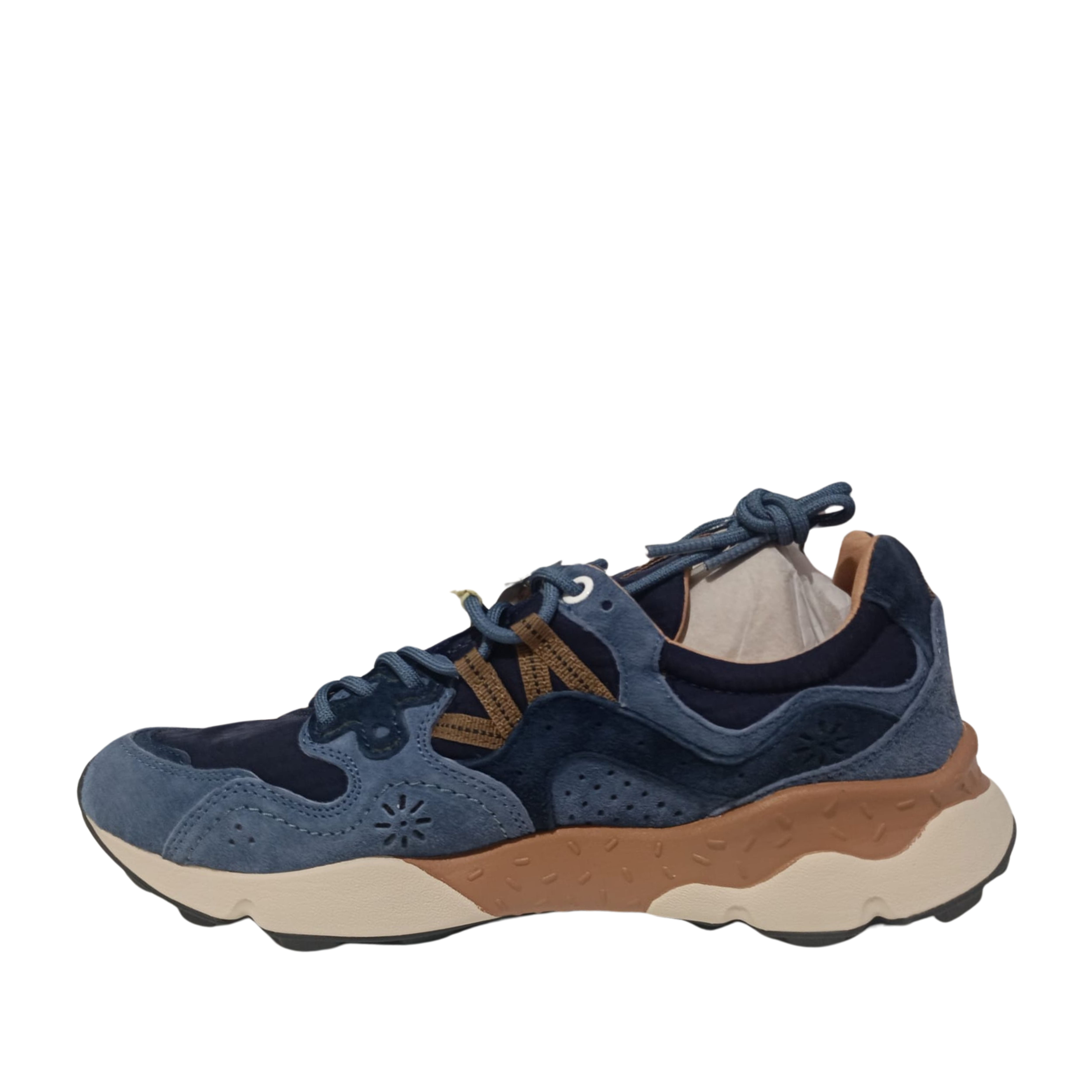 SNEAKERS PLATFORM SUOLA TRAIL UOMO BLU NAVY