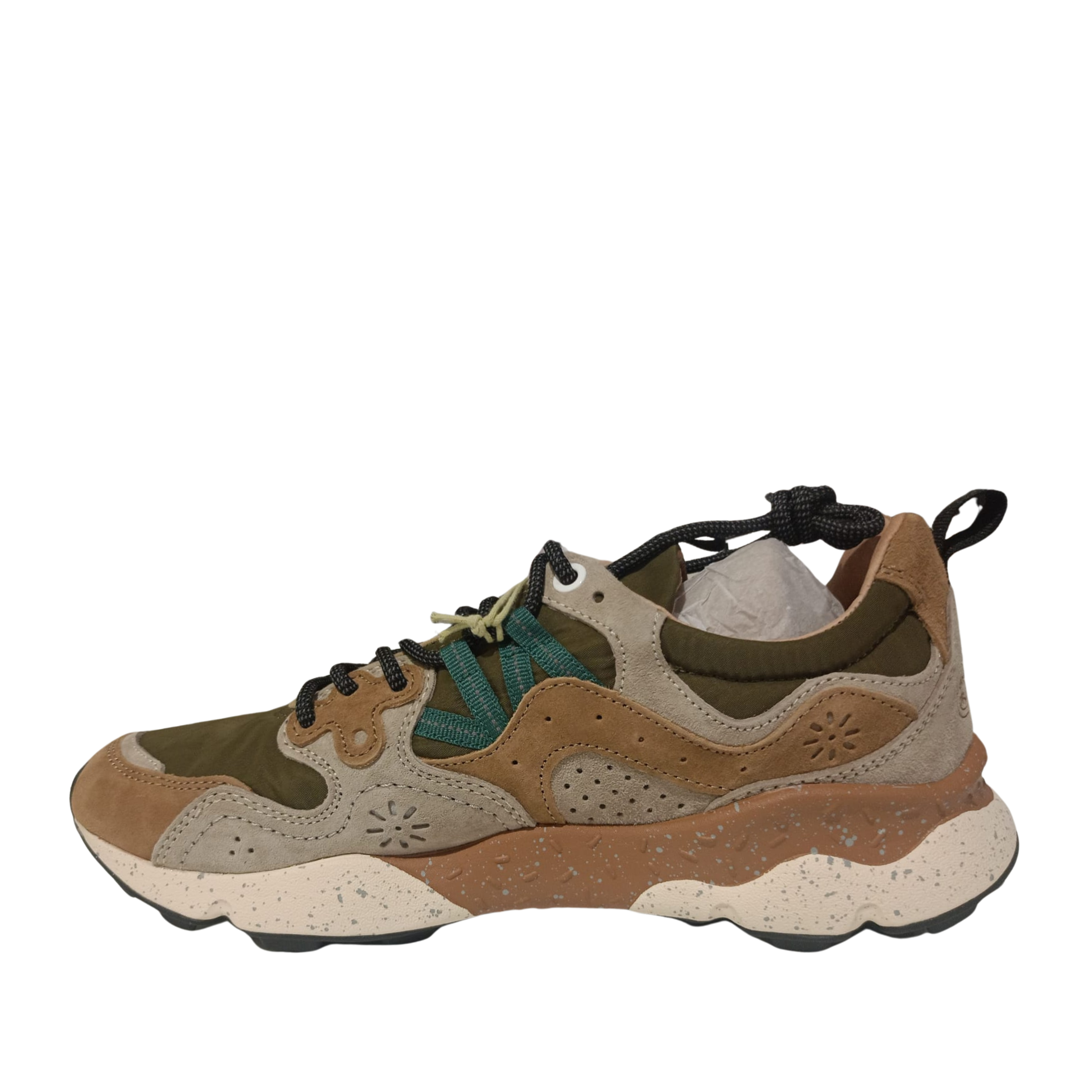 SNEAKERS PLATFORM SUOLA TRAIL UOMO BEIGE