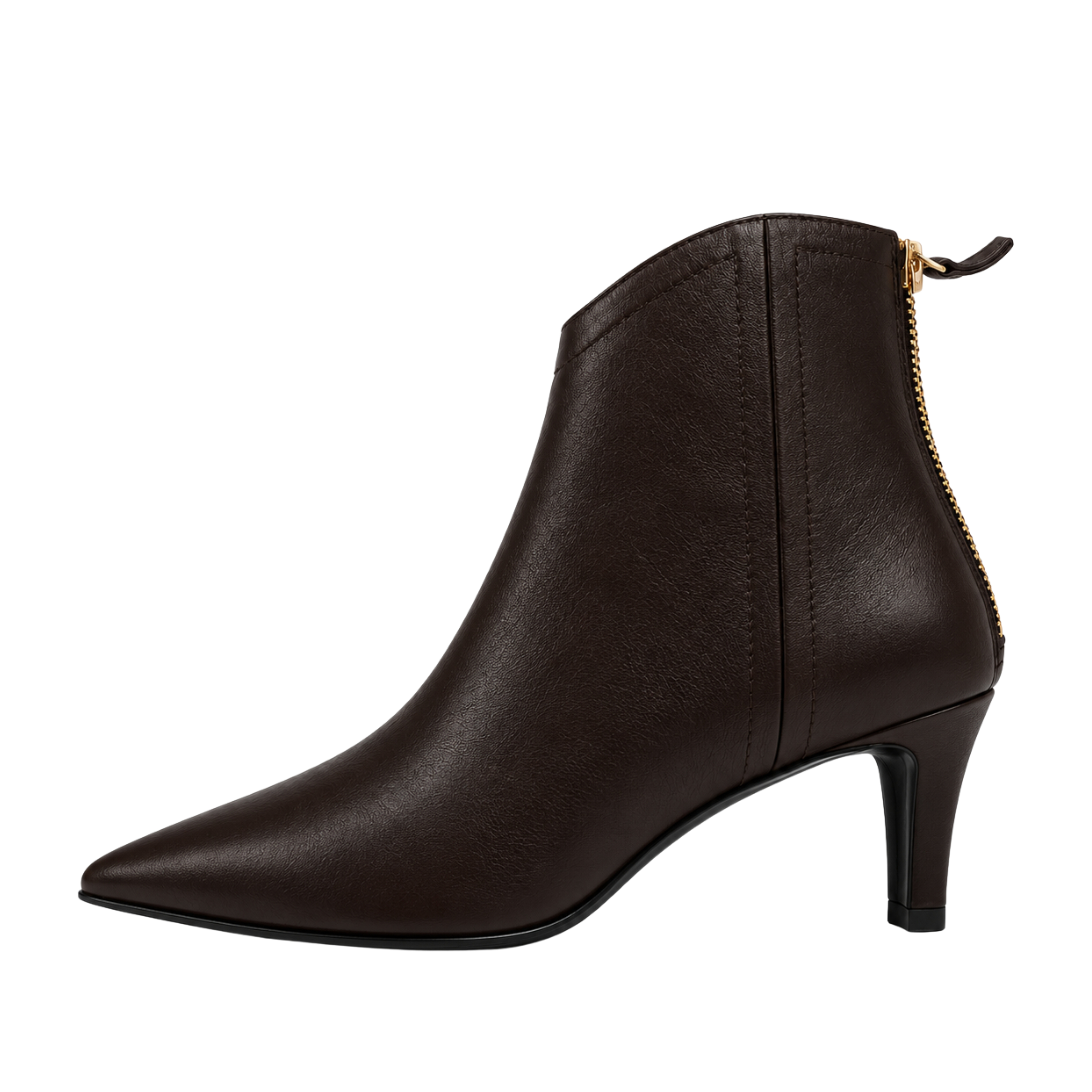 STIVALETTI TACCO ALTO A5244 DONNA MARRONE
