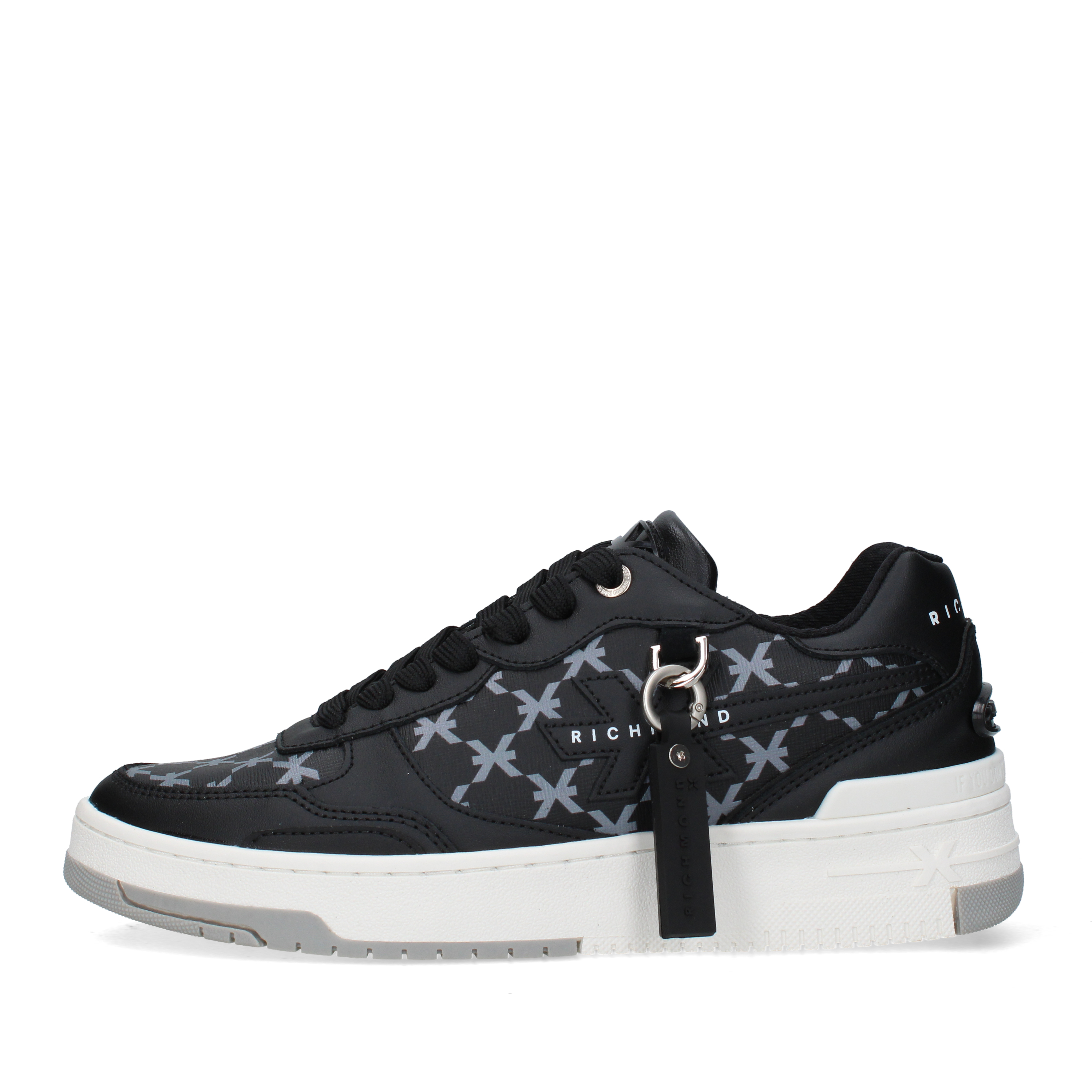 SNEAKERS BASSE CON LOGO MONOGRAM UOMO NERO