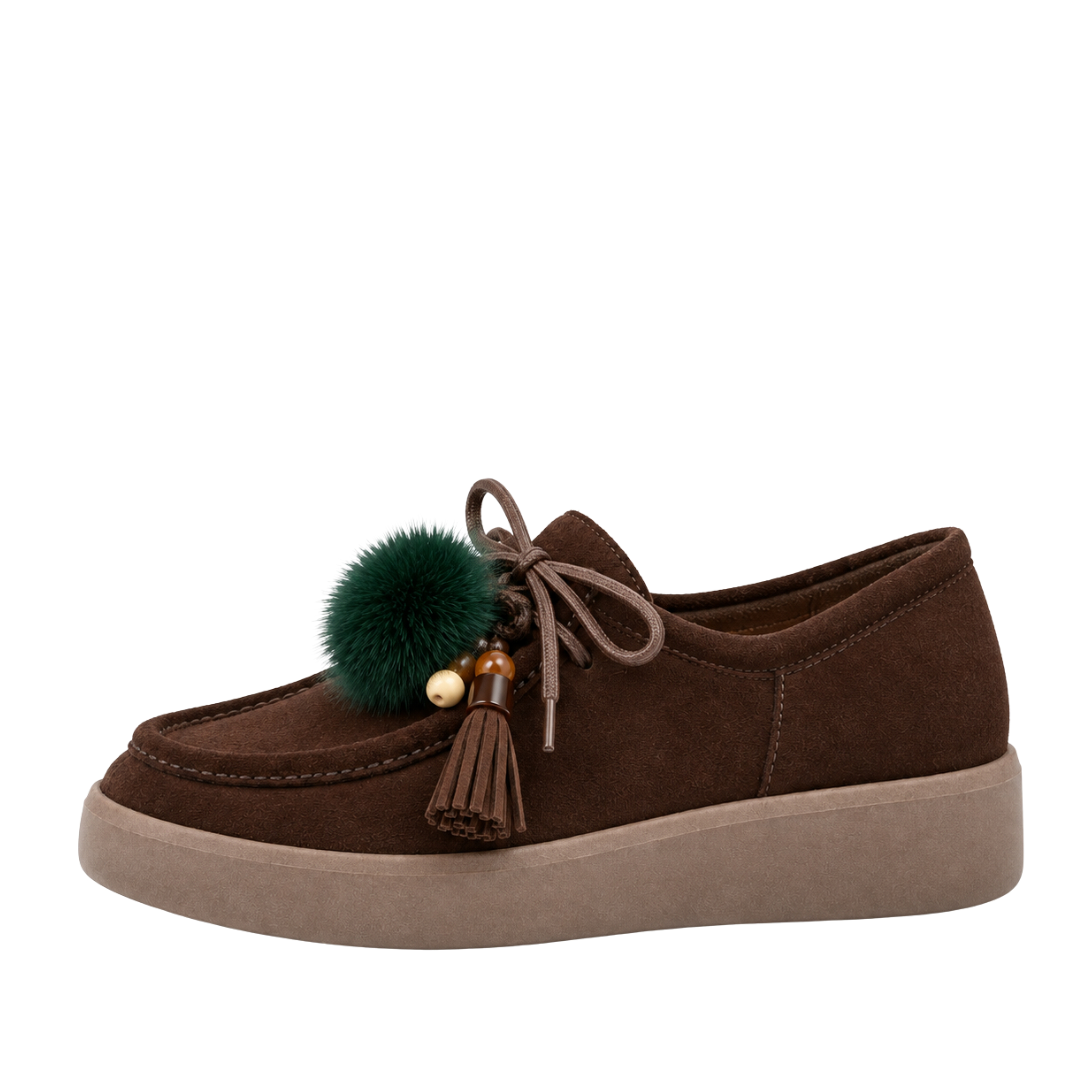 STRINGATE COMFORT 50-ST CON PERLINE DONNA MARRONE