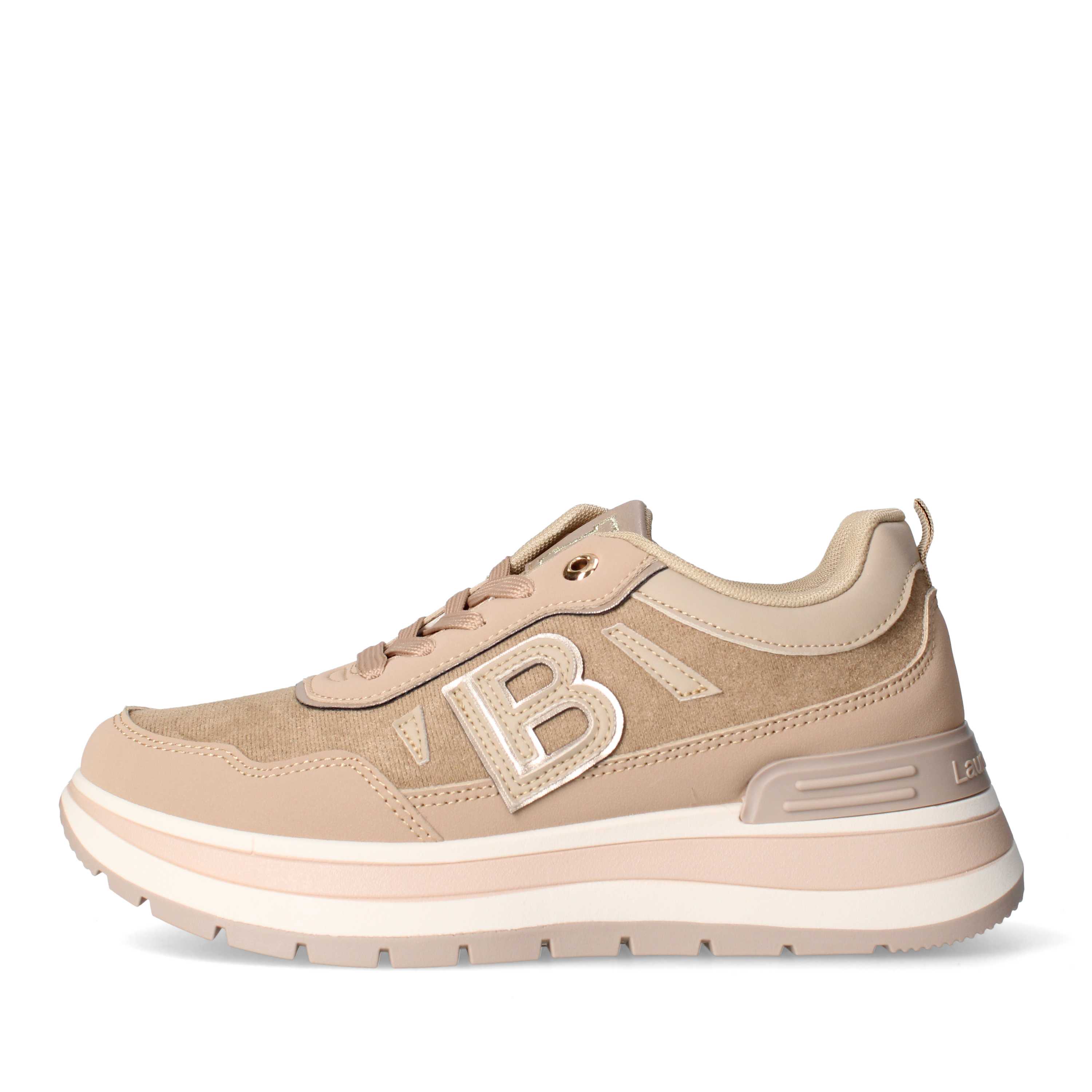 SNEAKERS PLATFORM 9833 DONNA BEIGE