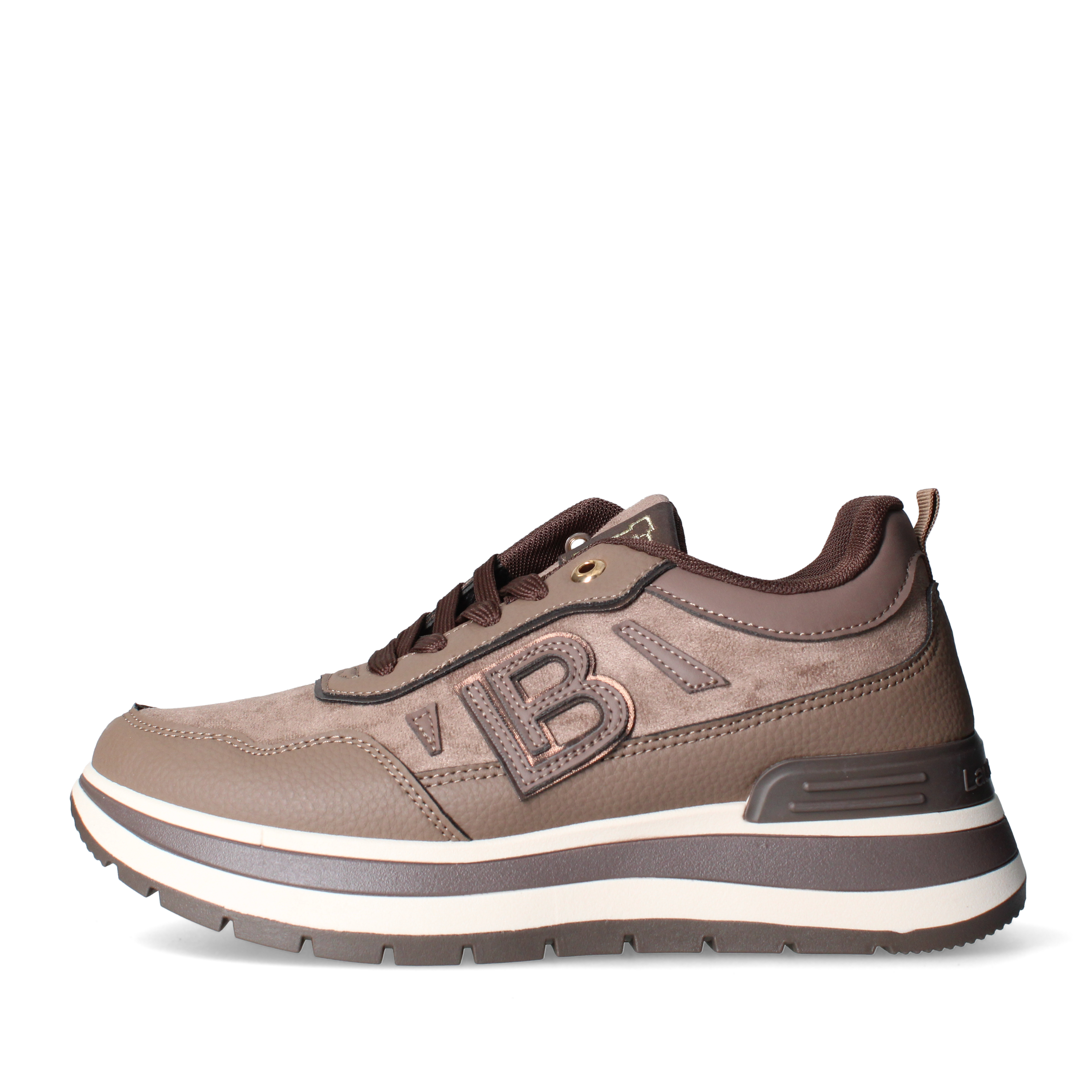 SNEAKERS PLATFORM 9833 DONNA MARRONE