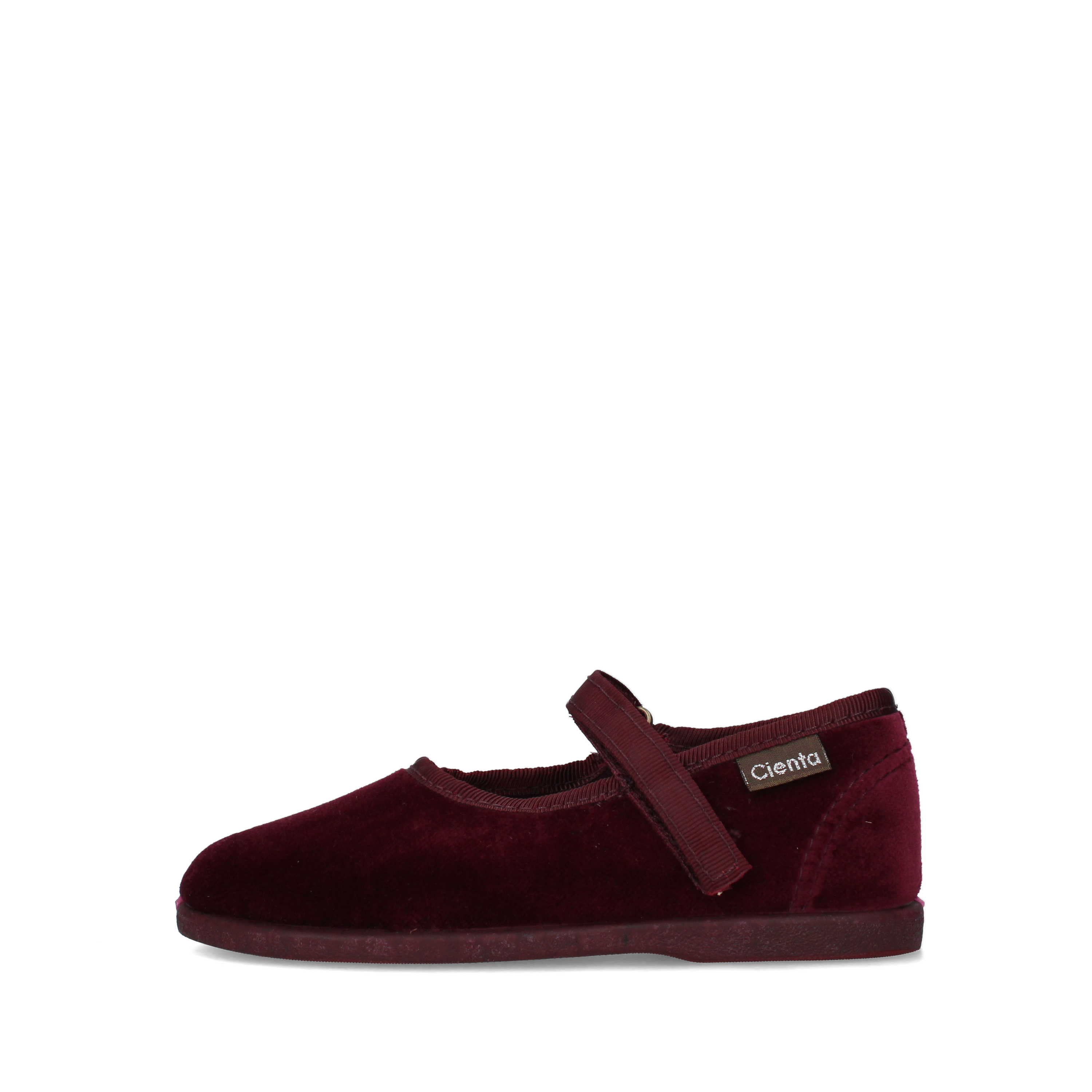 BALLERINE CON CINTURINO A STRAP BAMBINA BORDEAUX