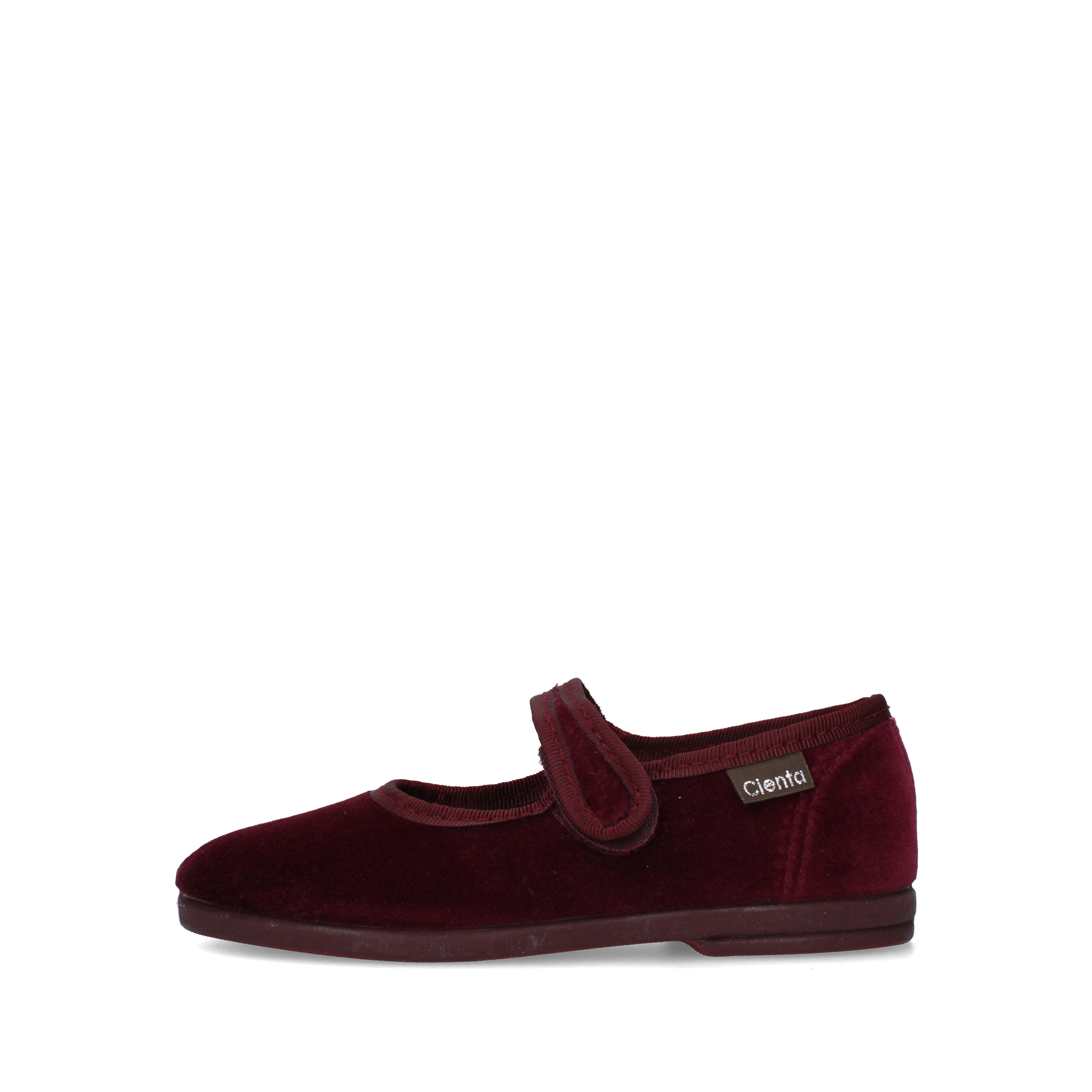 BALLERINE CON CINTURINO SUL COLLO DEL PIEDE BAMBINA BORDEAUX