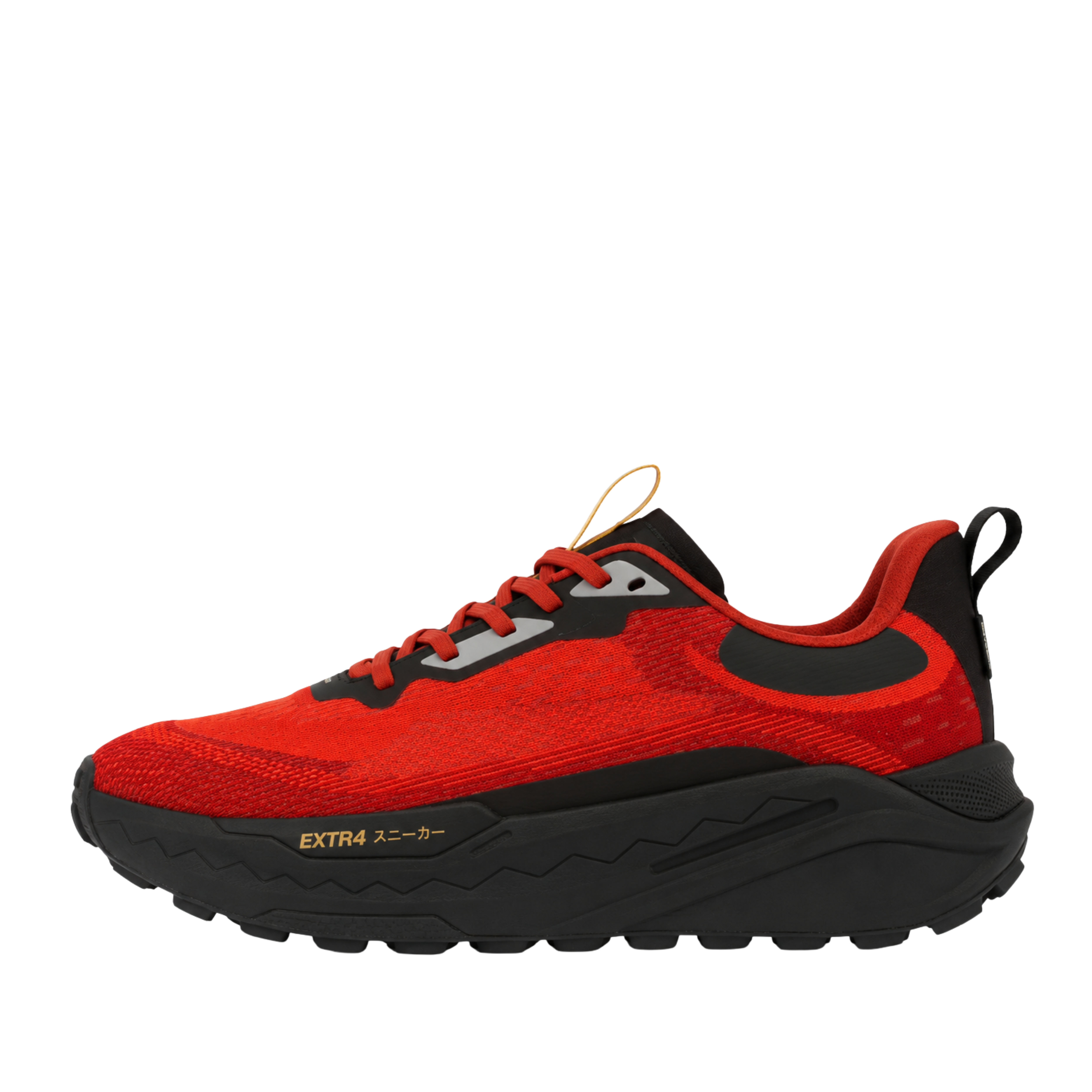 SNEAKERS BASSE IN TESSUTO CON MEMBRANA GORE-TEX E FONDO AMMORTIZZATO UOMO ROSSO