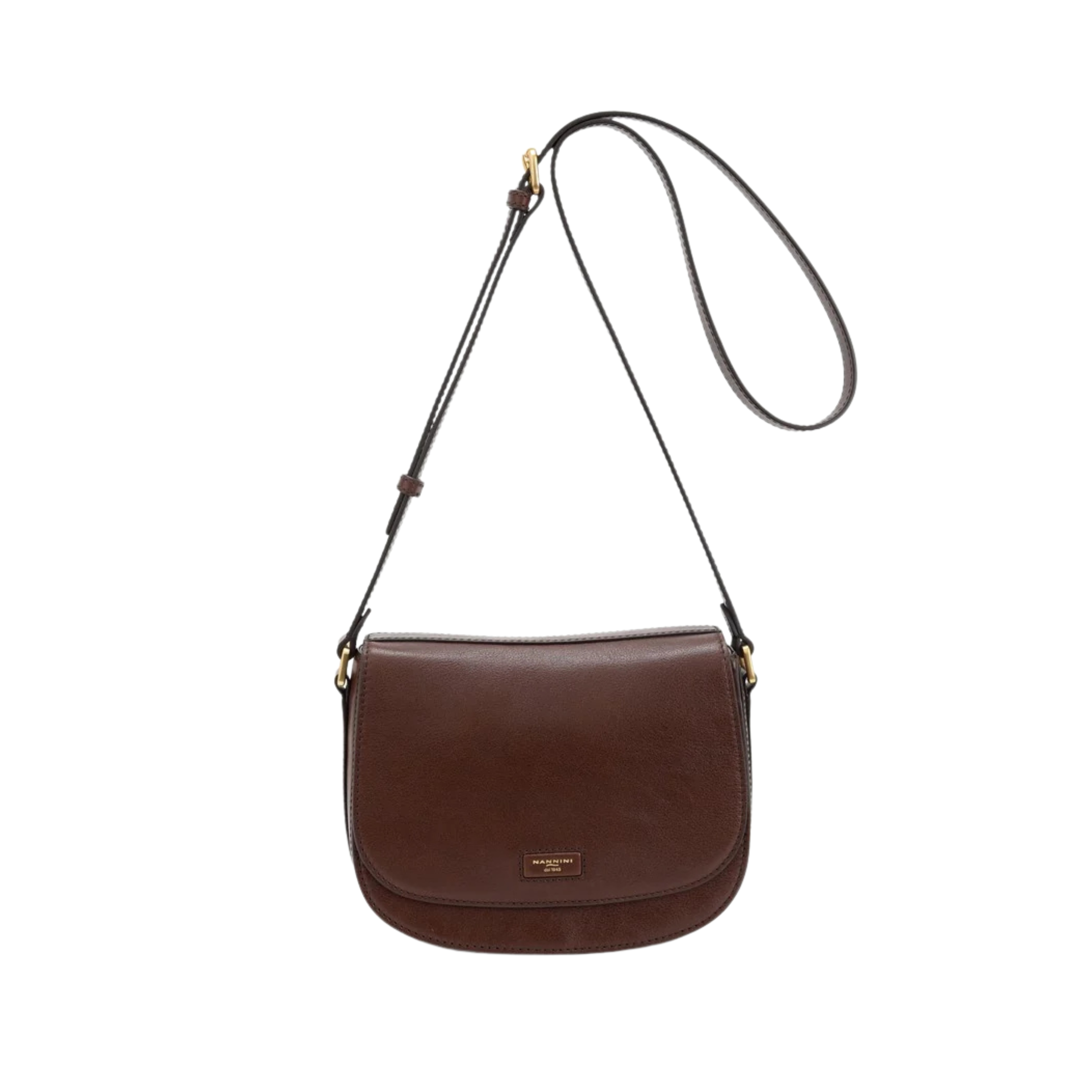 BORSA A TRACOLLA IN PELLE DAKATA DONNA MARRONE