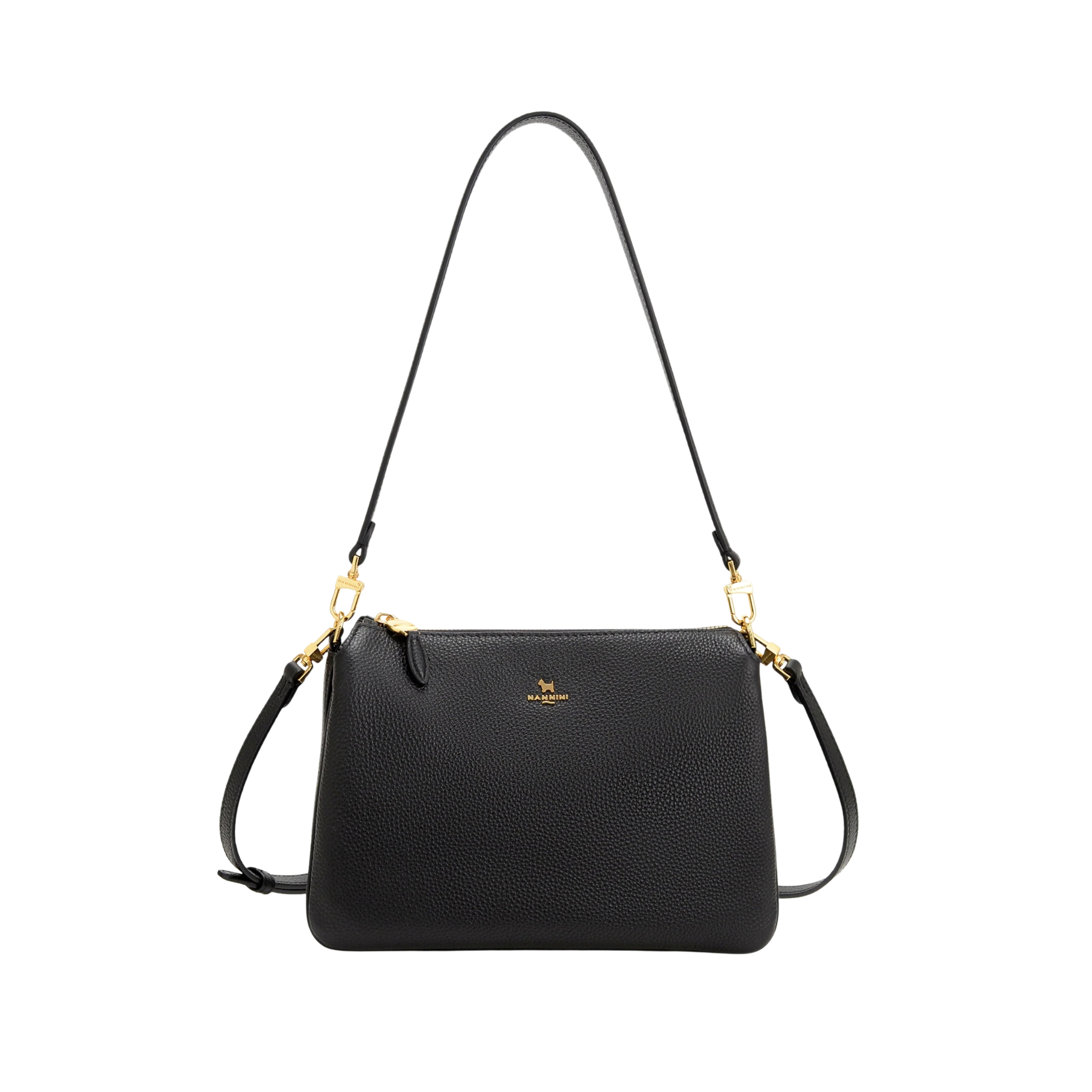 BORSA A SPALLA IN PELLE LIMA DONNA NERO